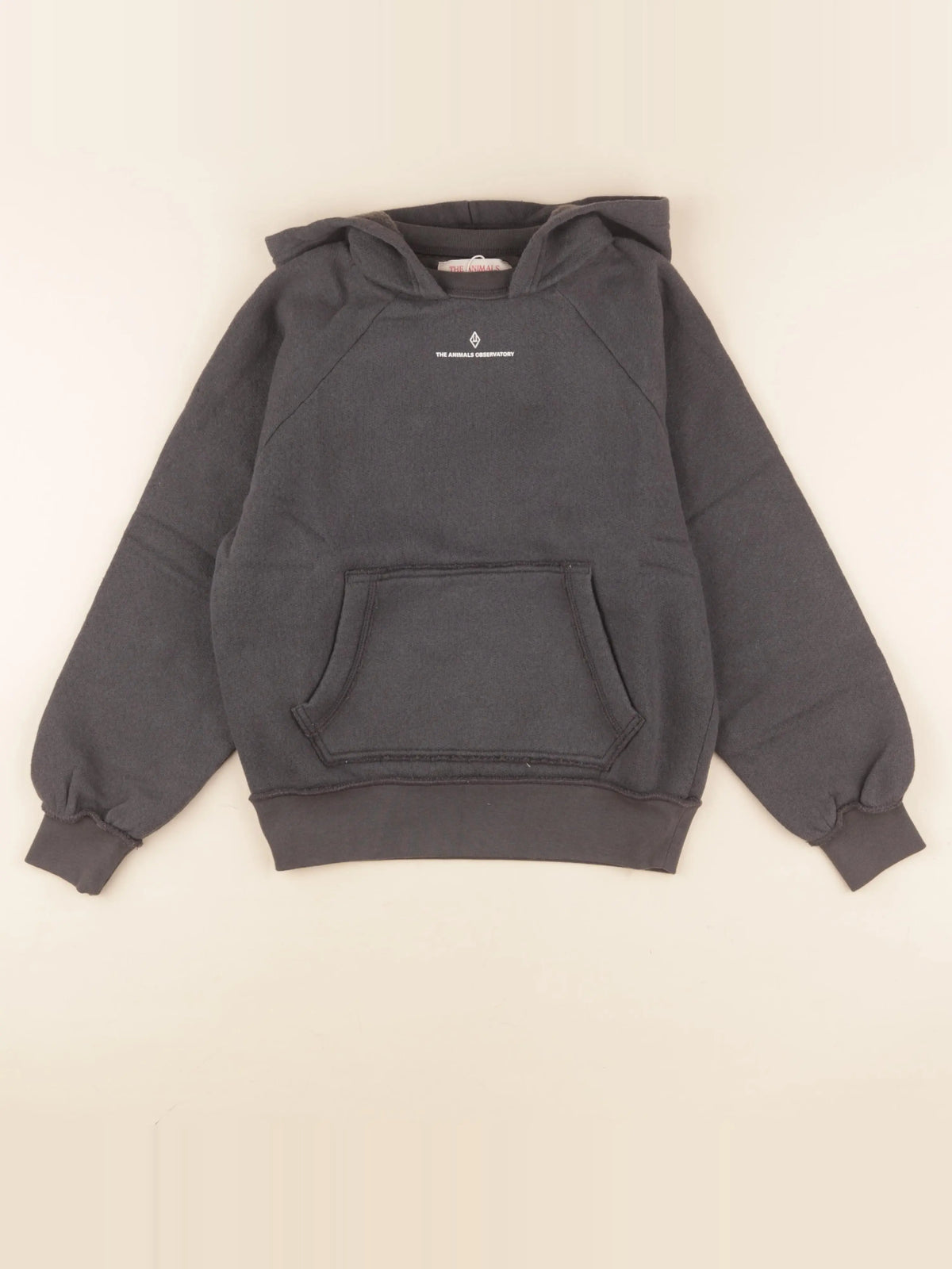 Sweat imprimé au dos gris