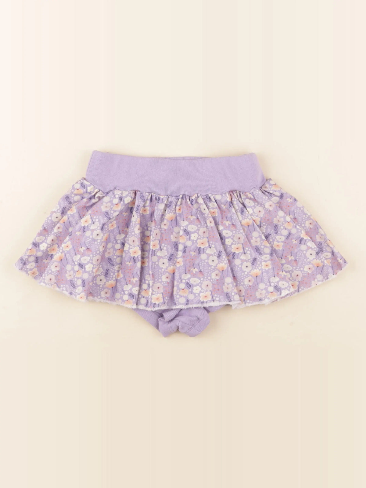 Jupe short violet