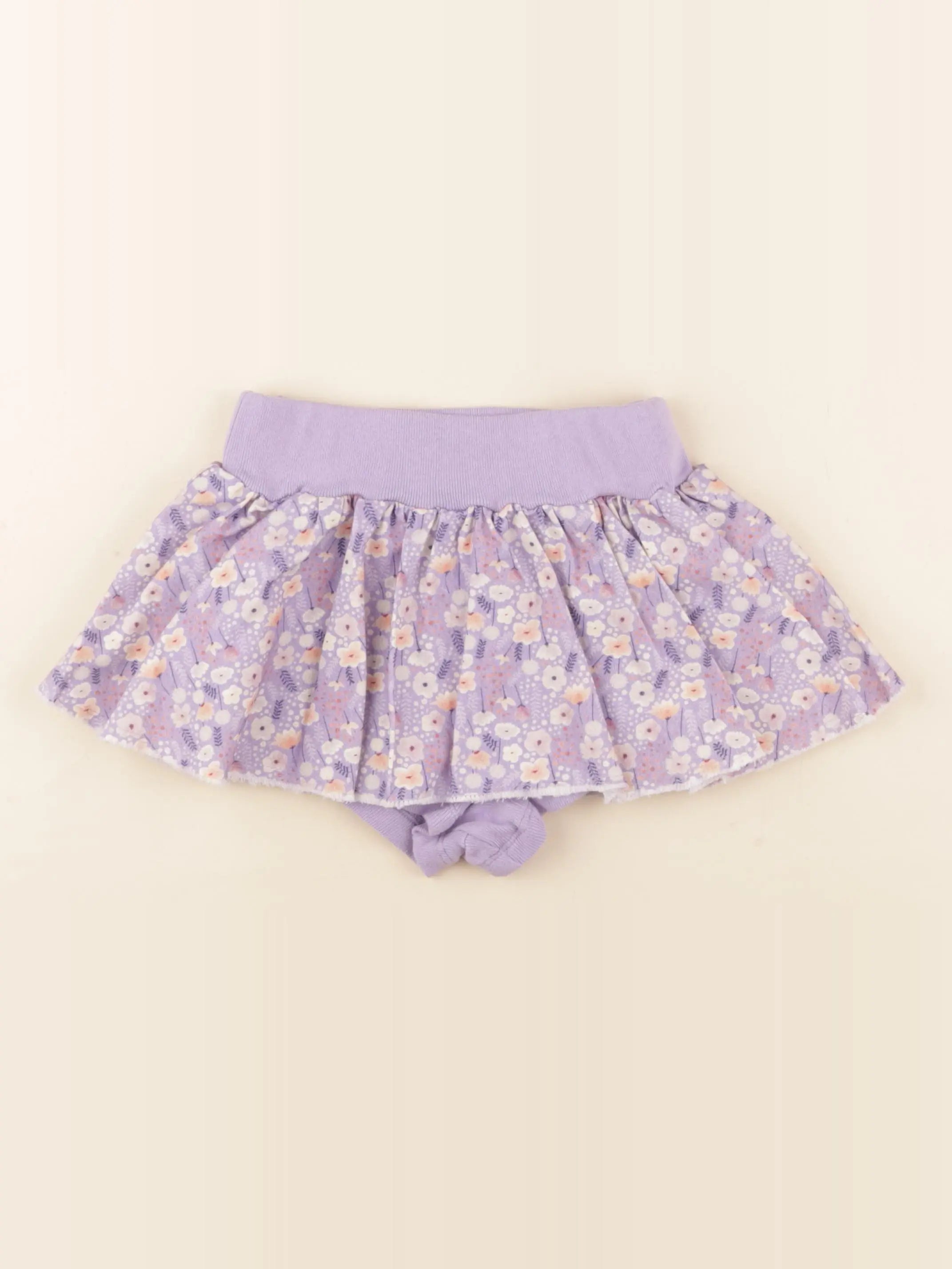 Jupe short violet