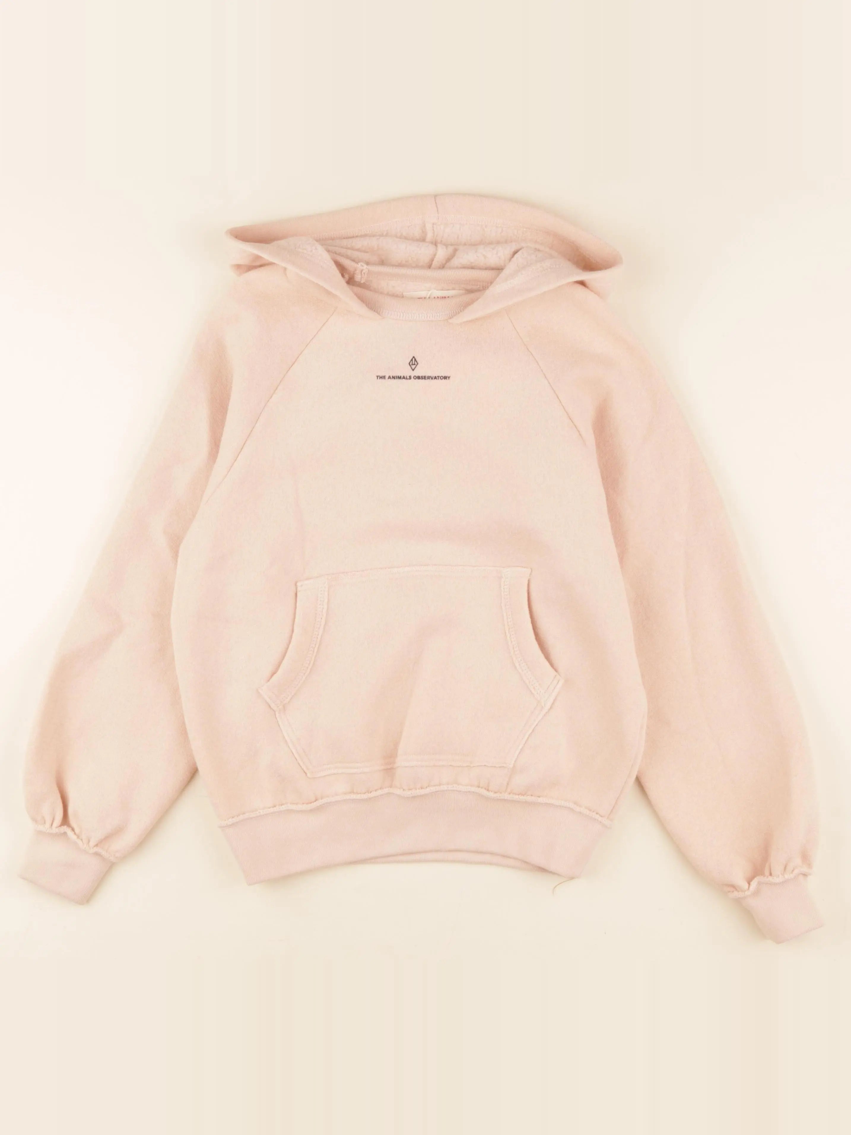 Sweat imprimé au dos rose