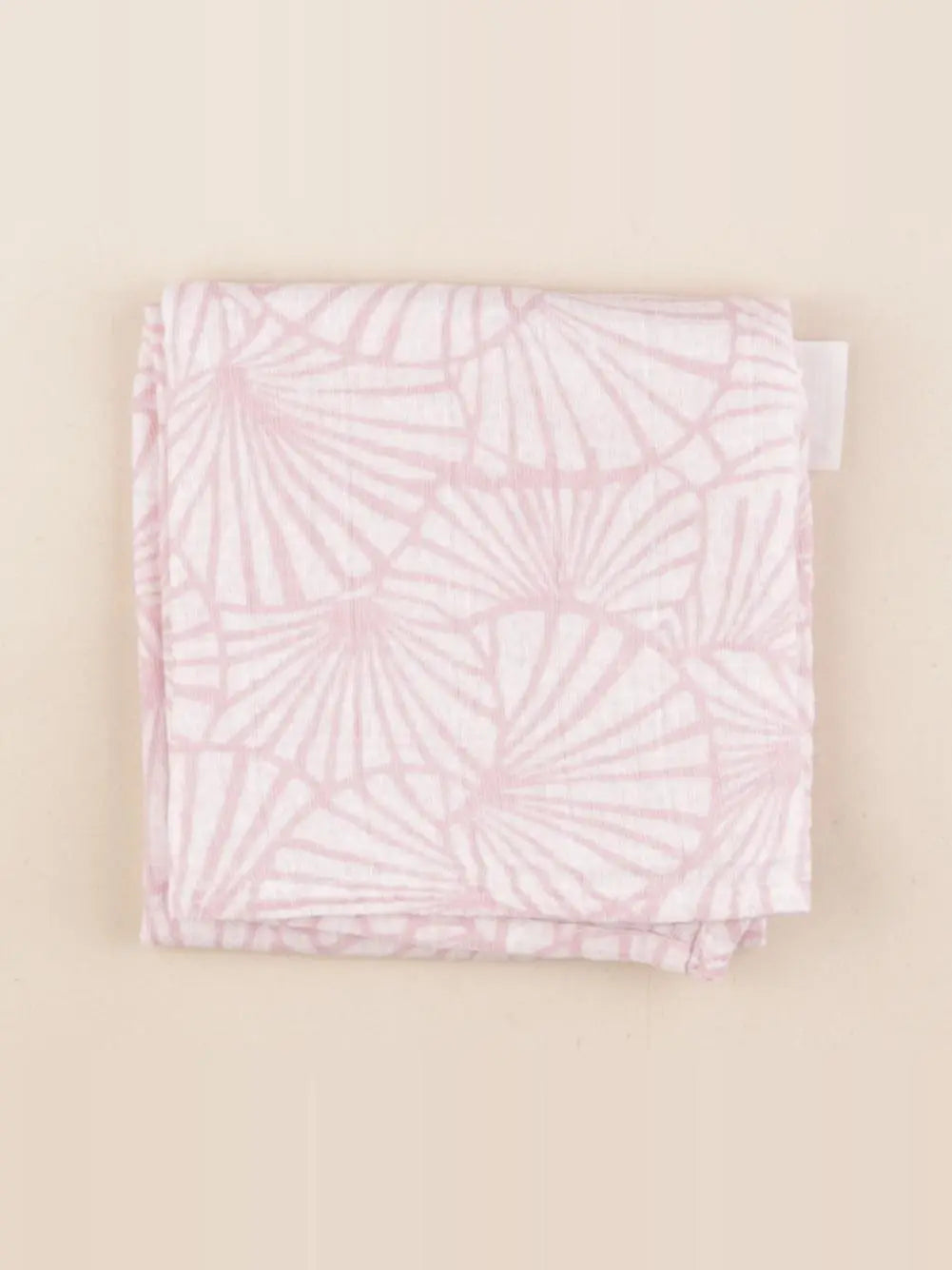 Aden + Anaïs - lange blanc, rose - 80x80 cm