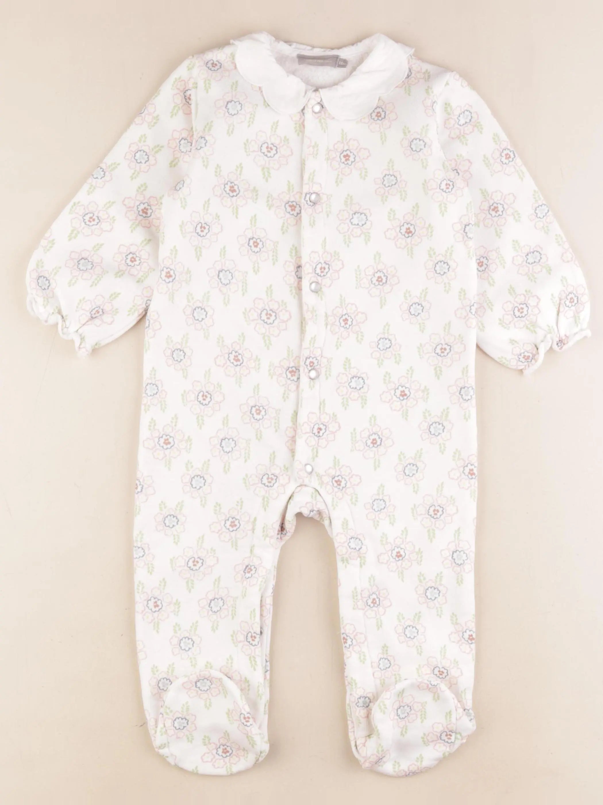 Boutchou - pyjama coton blanc - 18 mois