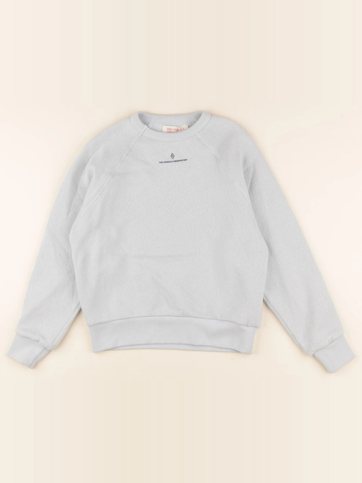 Sweat imprimé au dos bleu
