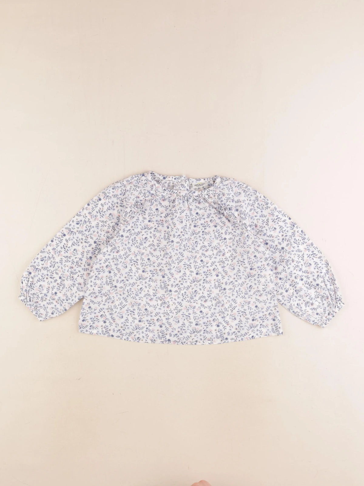 Tape à l'oeil - blouse bleu, rose - 2 ans