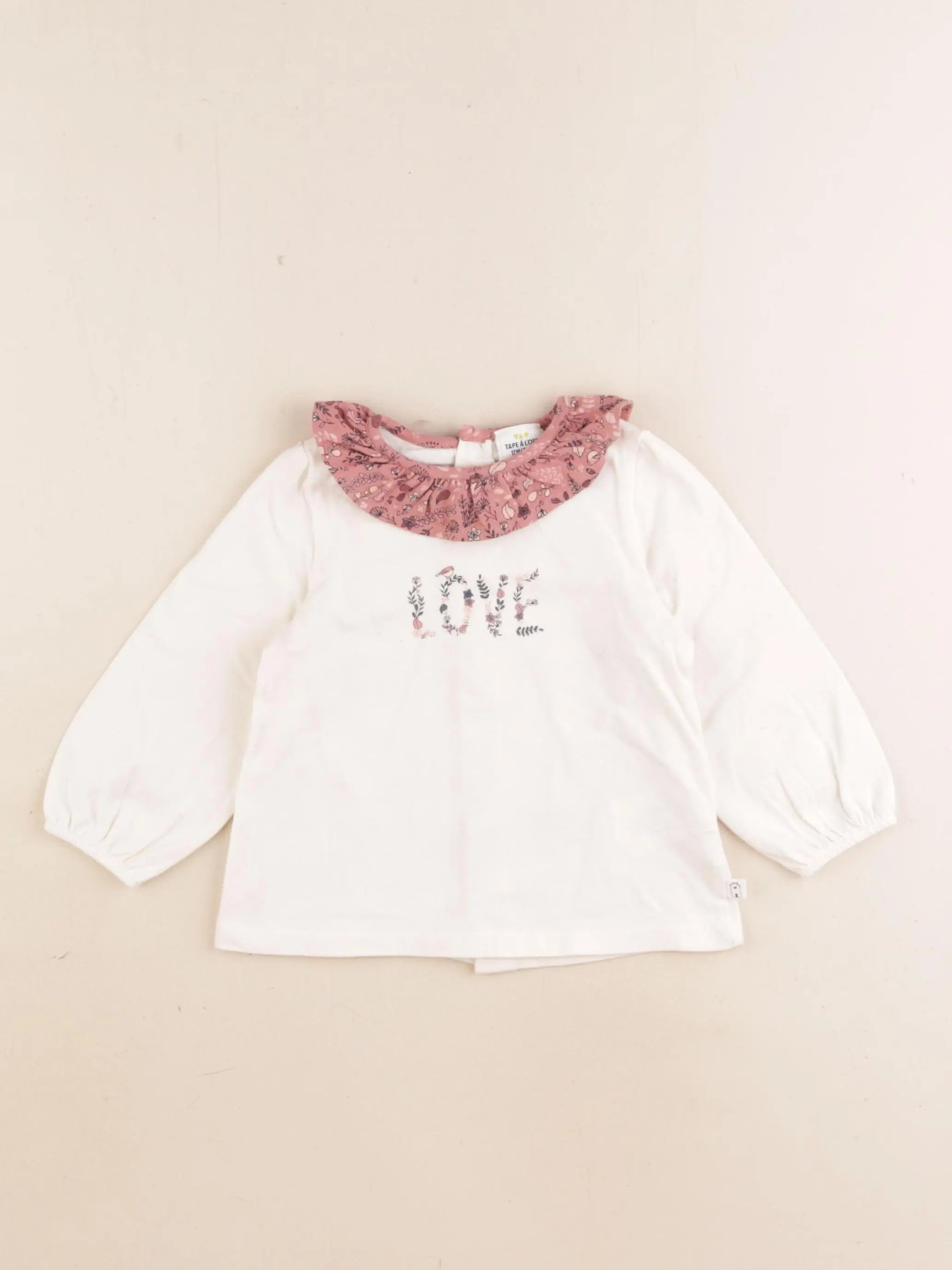 Tape à l'oeil - tee-shirt beige - 1 an