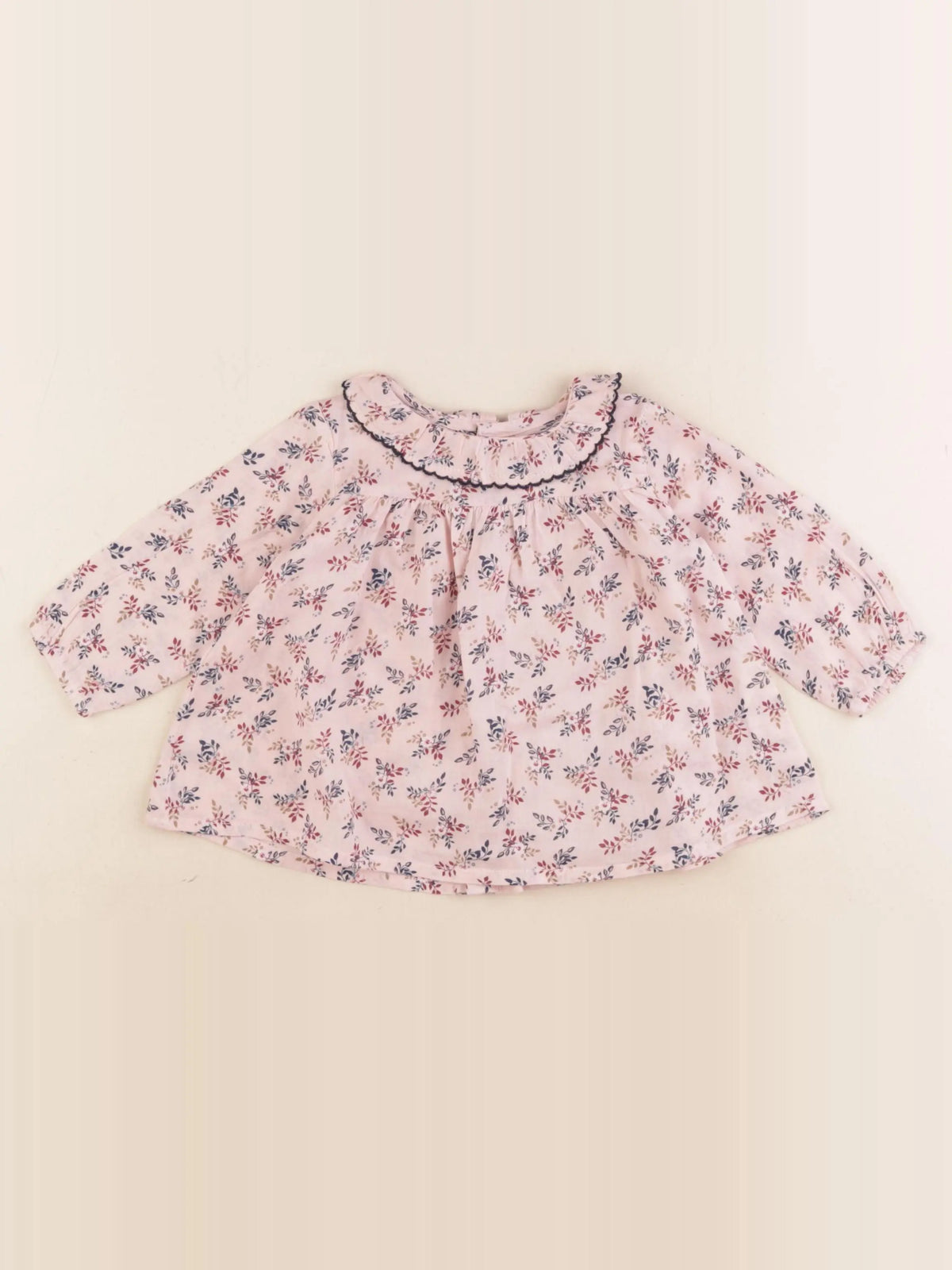 Boutchou - blouse rose - 9 mois