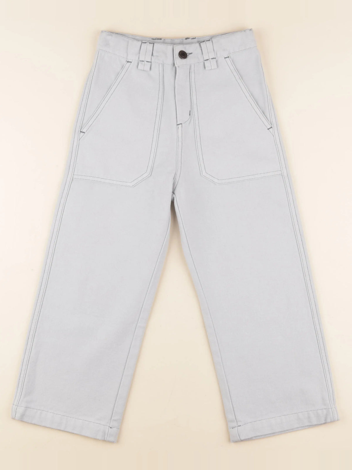 Jean imprimé dos bleu