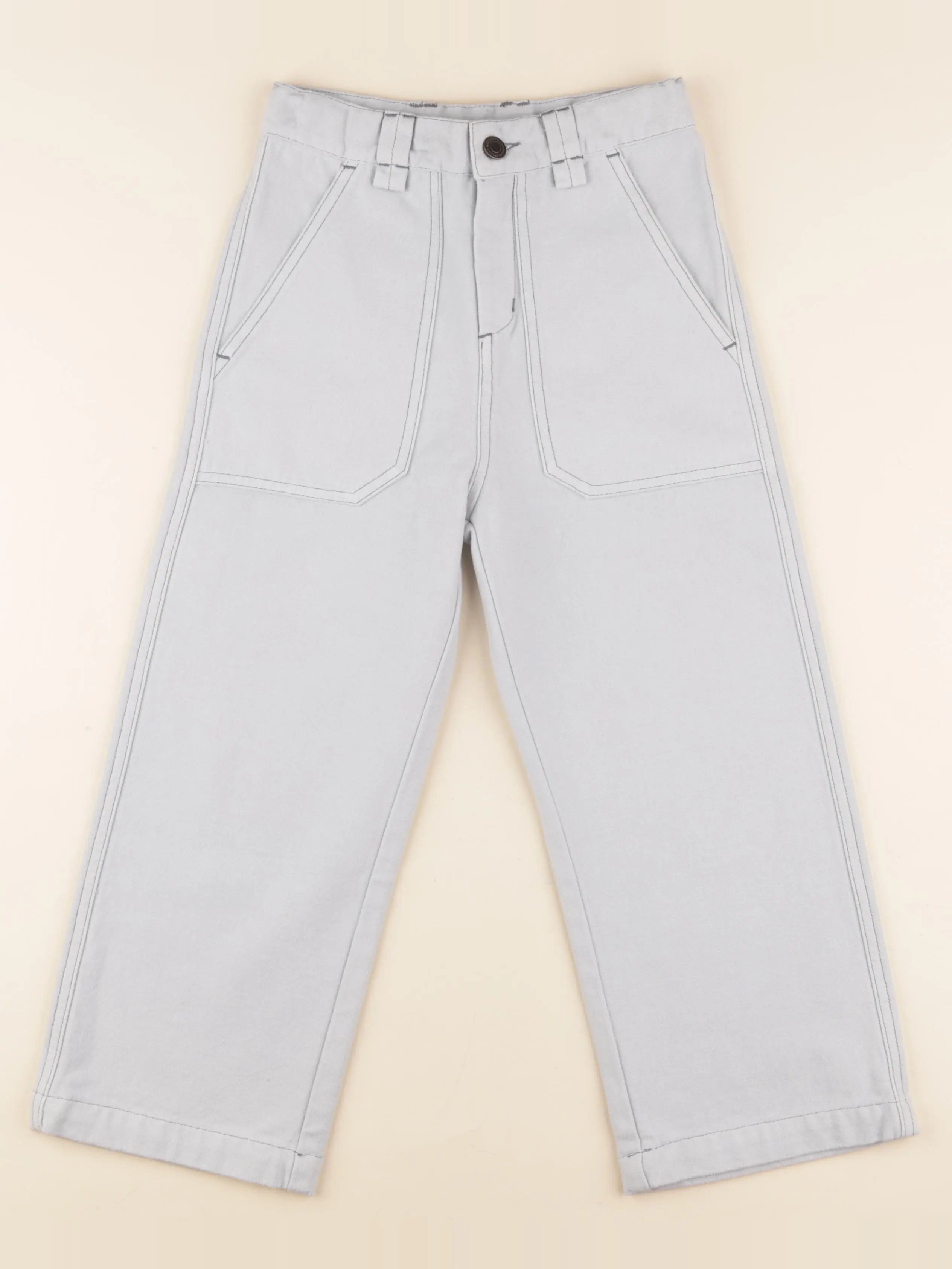 Jean imprimé dos bleu