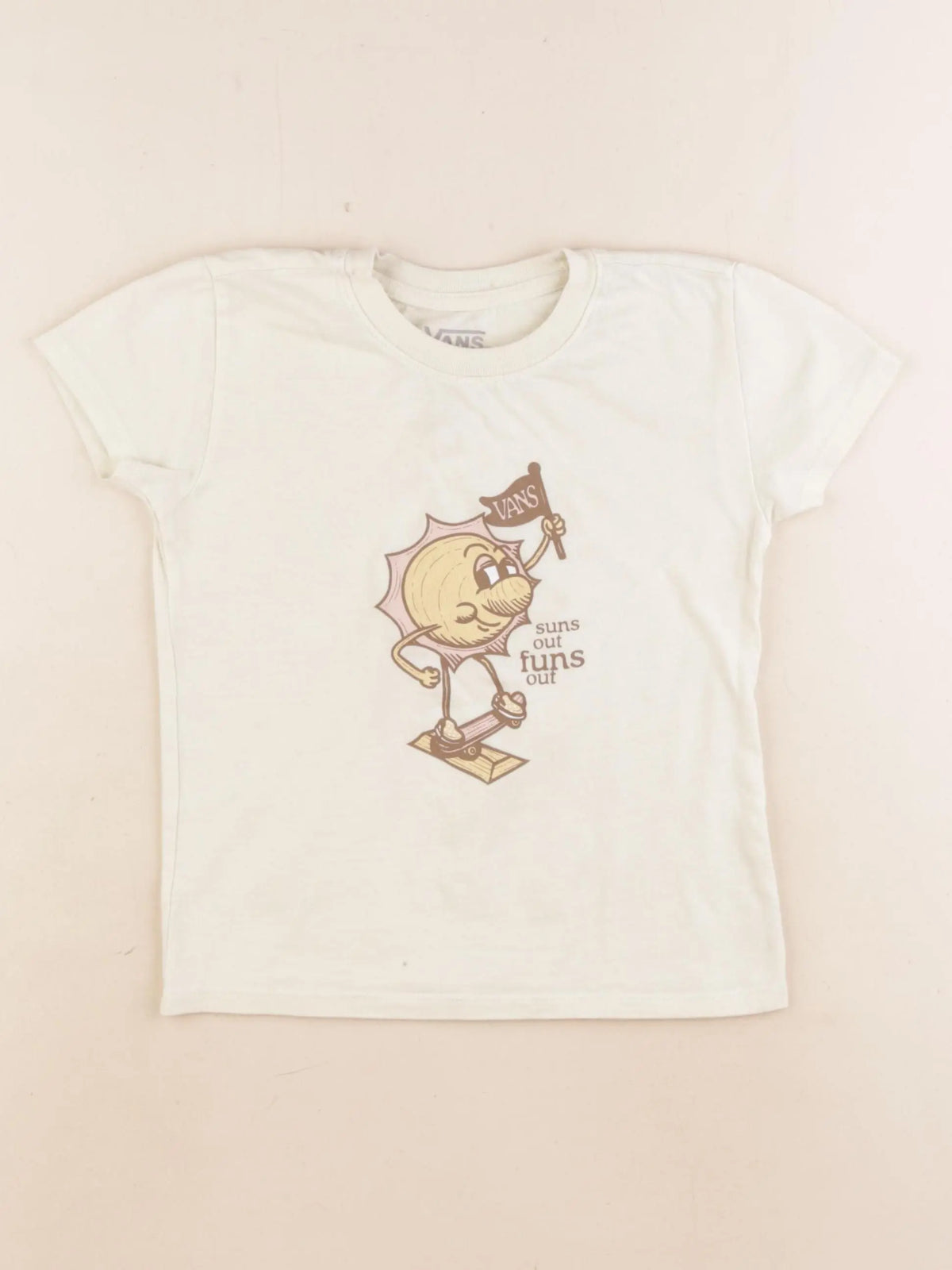 Vans - tee-shirt jaune - 5 ans