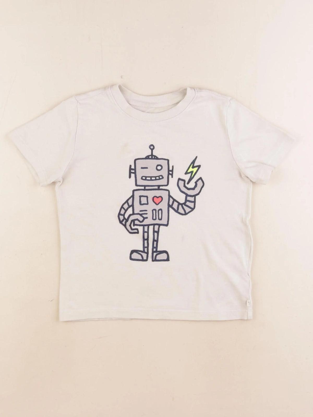 Vans - tee-shirt beige - 5 ans