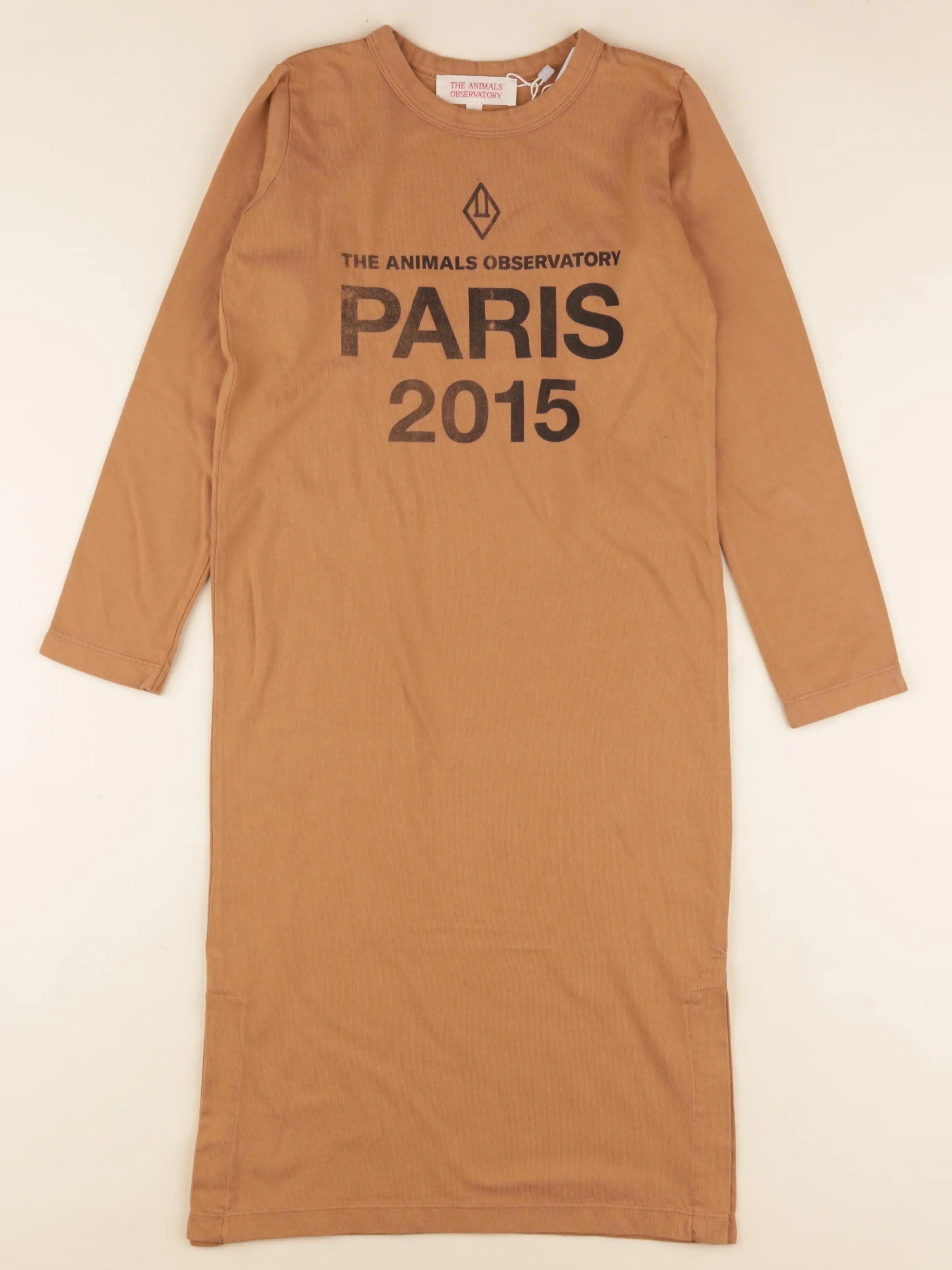 Robe imprimé au dos marron