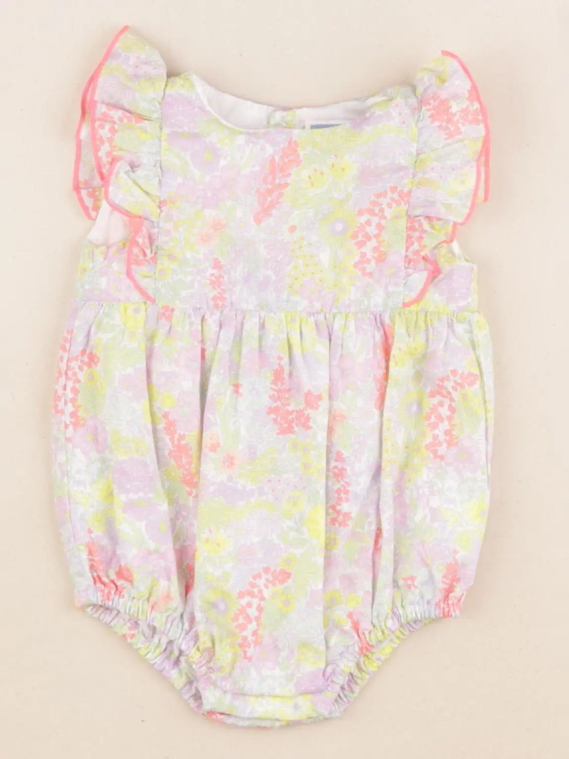 Jacadi - combinaison liberty multicolore - 3 mois