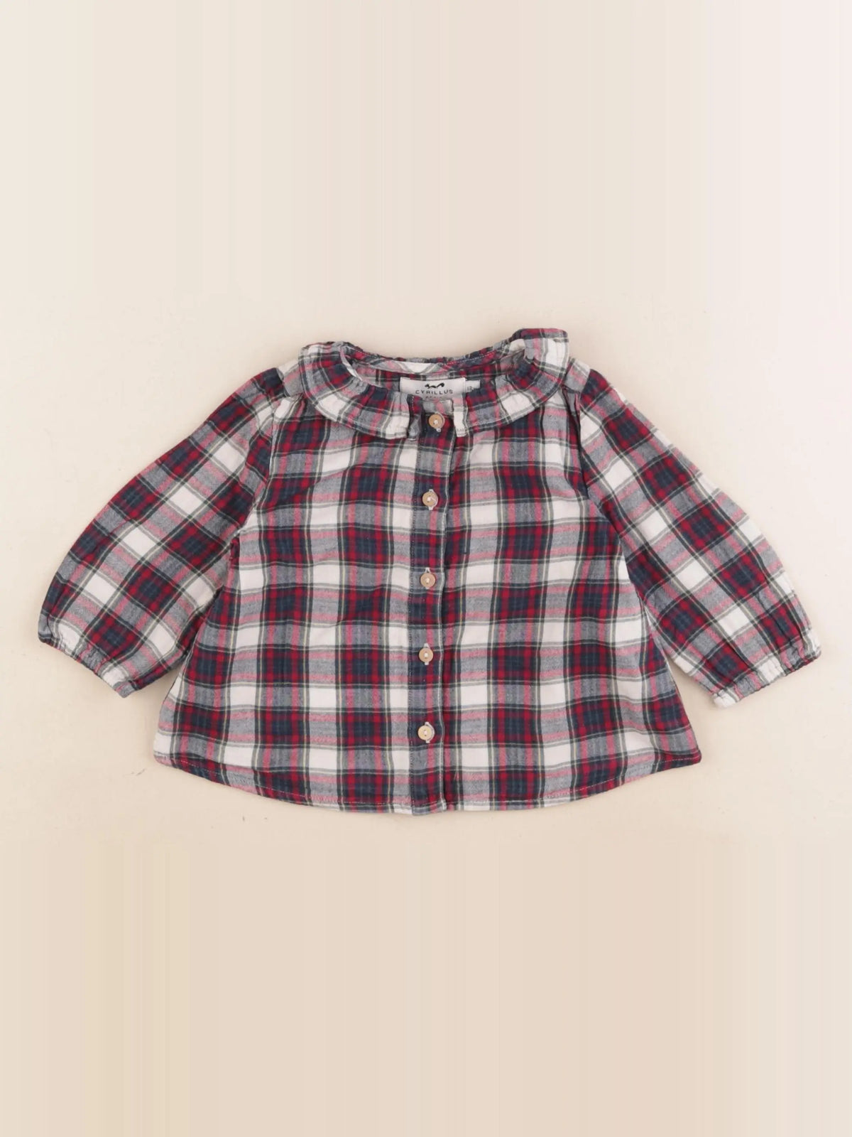 Cyrillus - blouse multicolore - 12 mois
