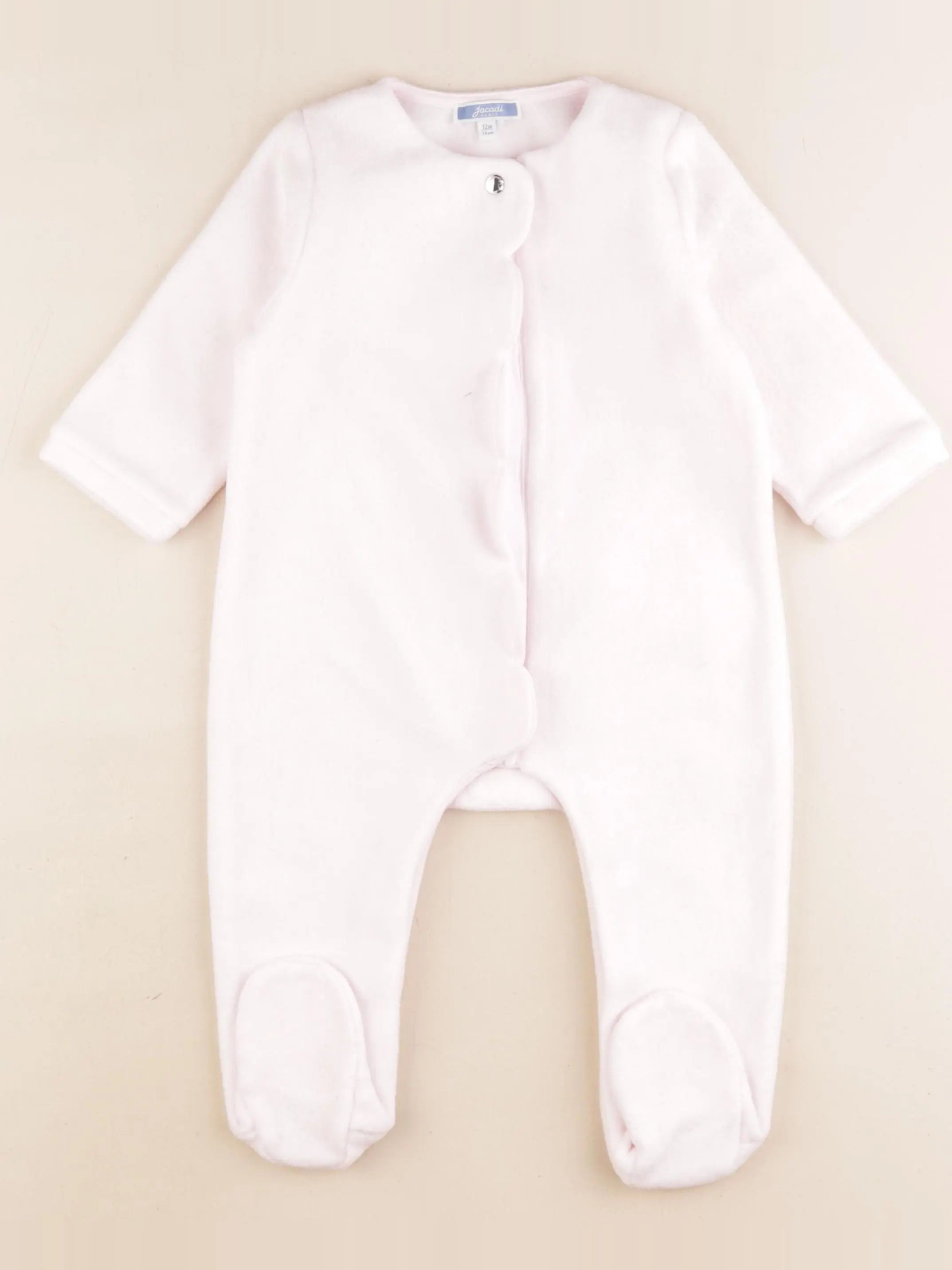Jacadi - pyjama velours rose - 12 mois