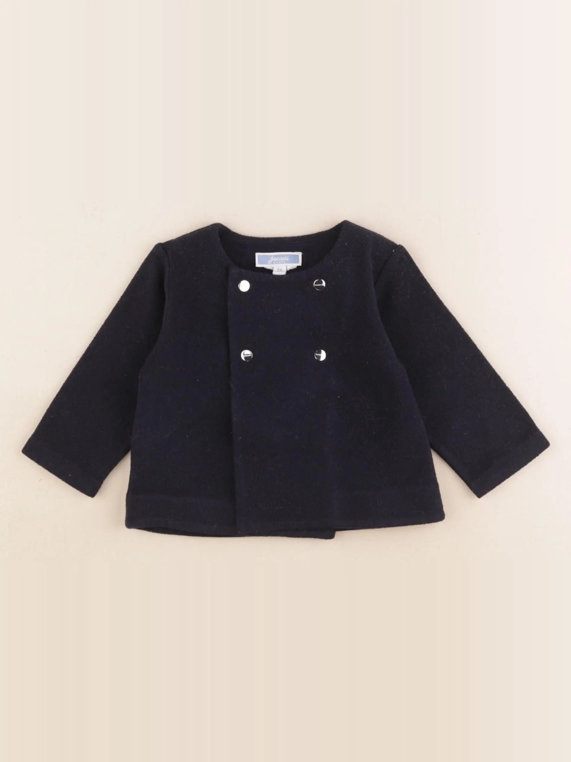Jacadi - sweat bleu - 6 mois