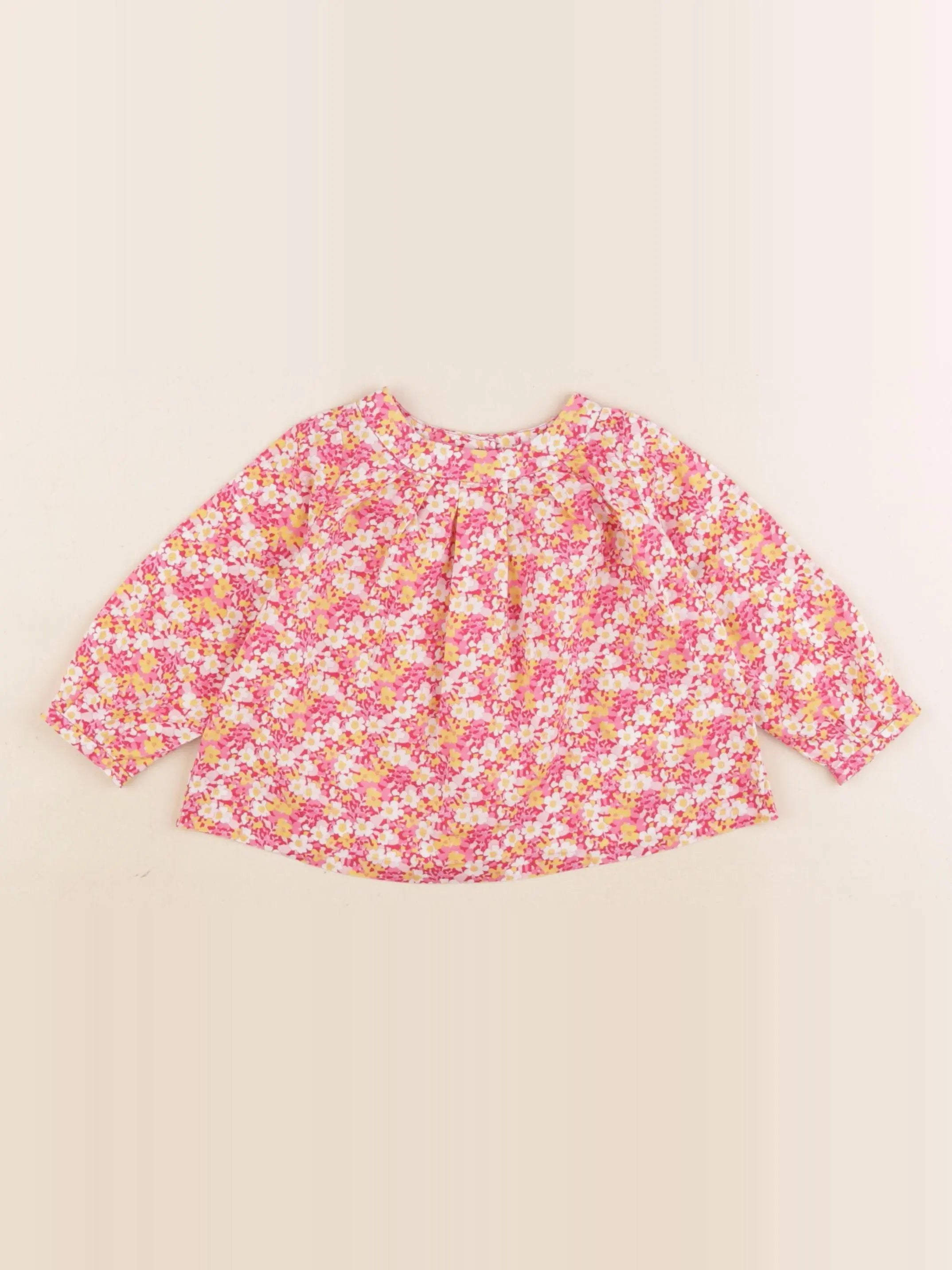 Jacadi - blouse liberty multicolore - 6 mois
