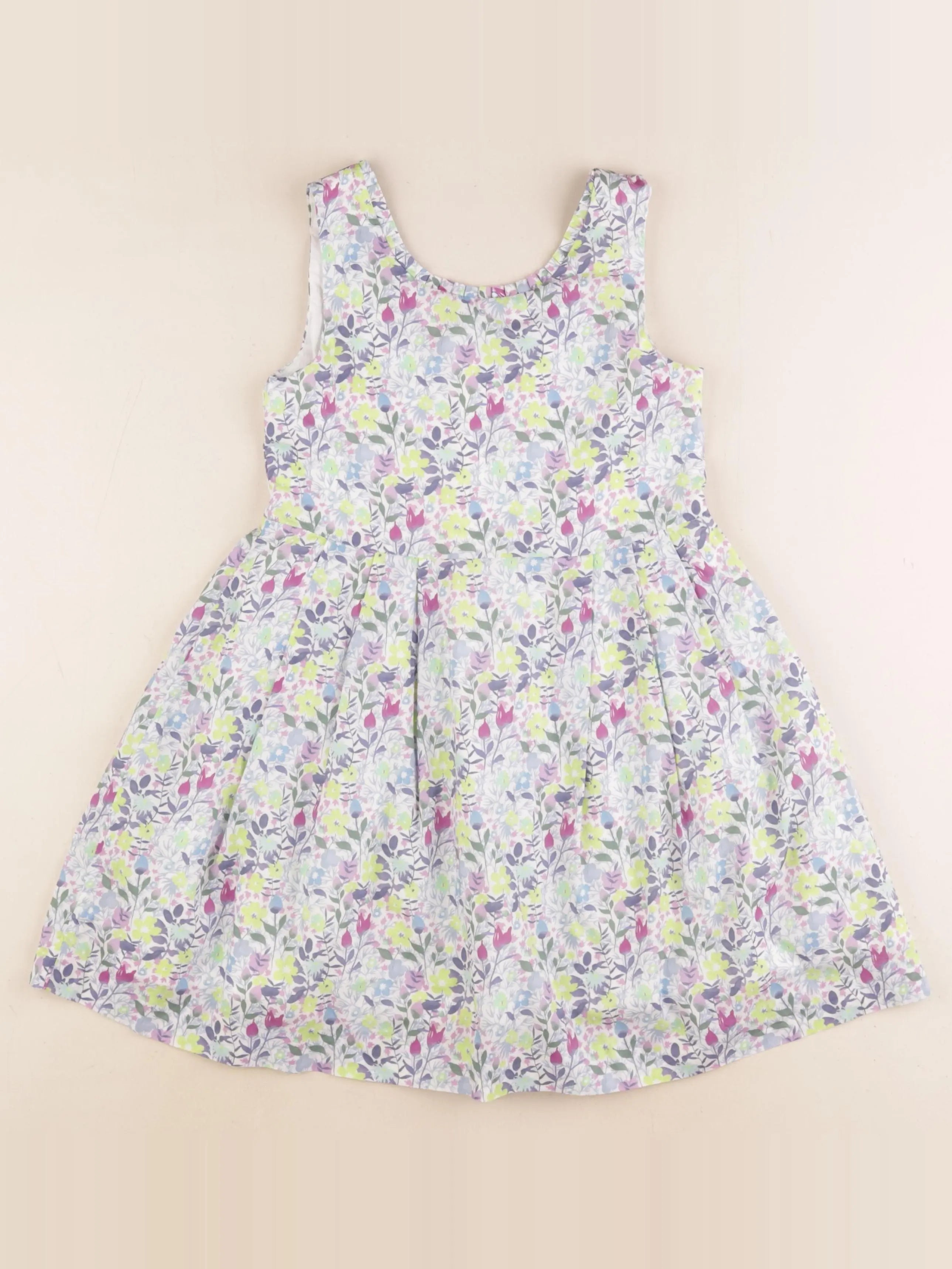 Jacadi - robe liberty multicolore - 8 ans