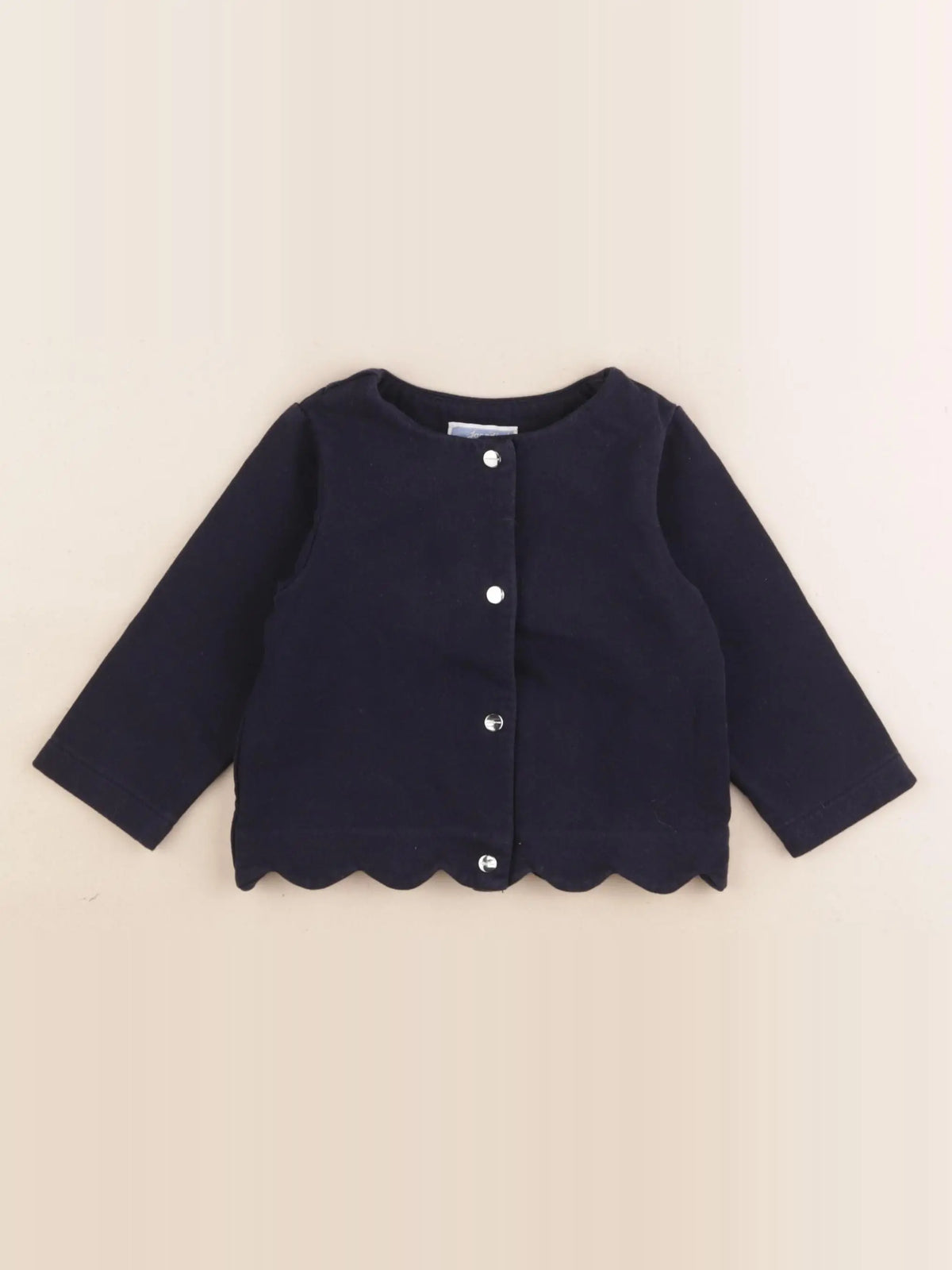 Jacadi - sweat bleu - 12 mois