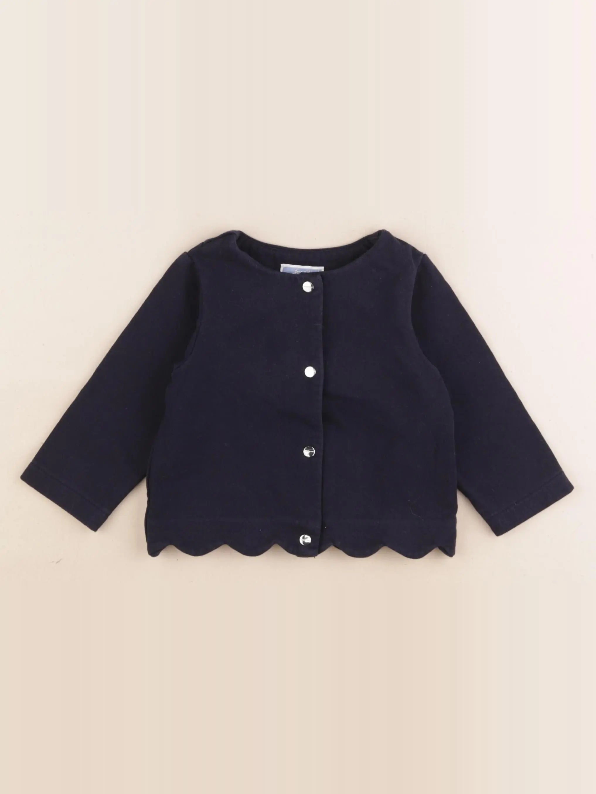 Jacadi - sweat bleu - 12 mois