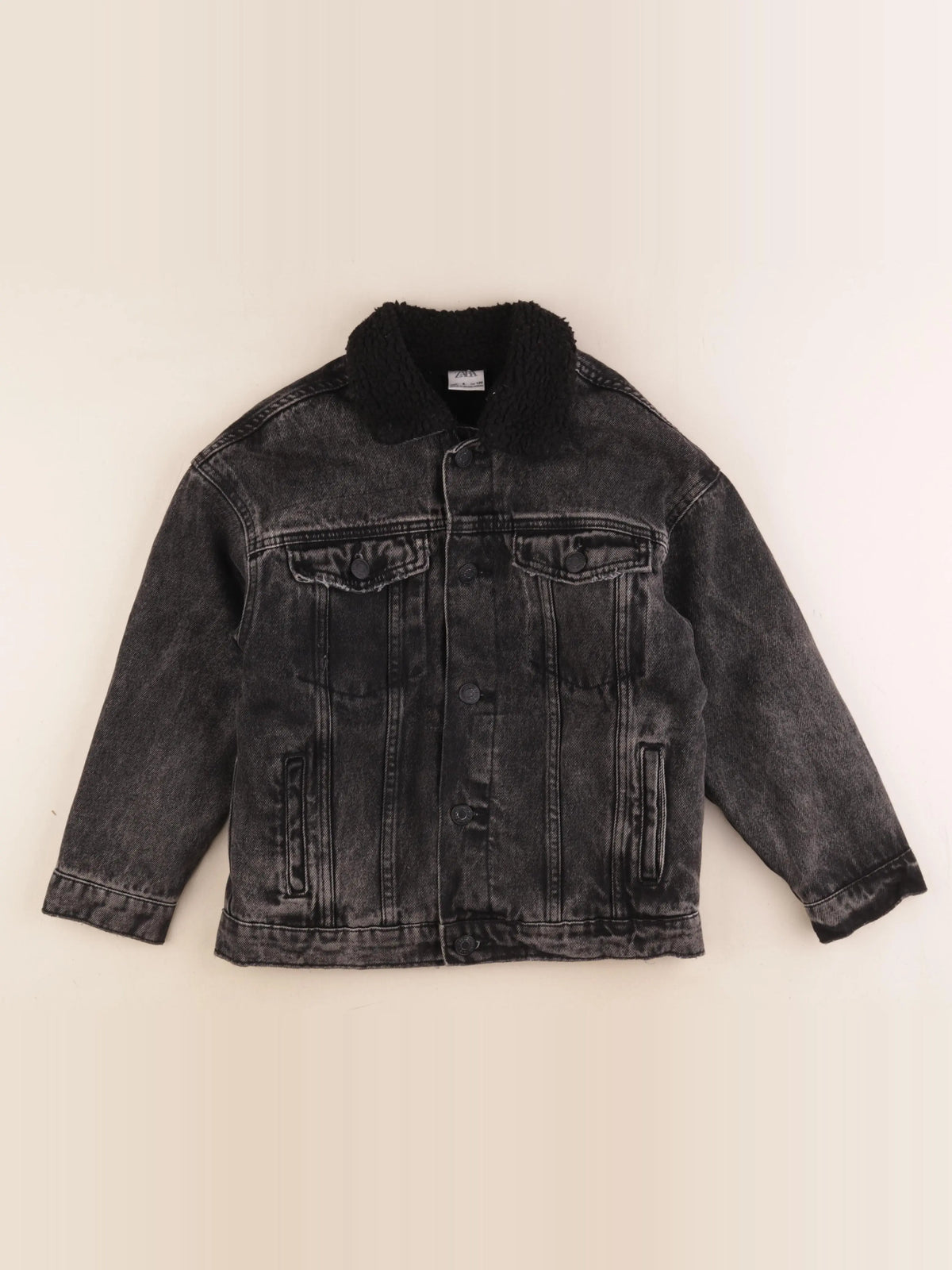 Zara - veste doublé gris - 8 ans