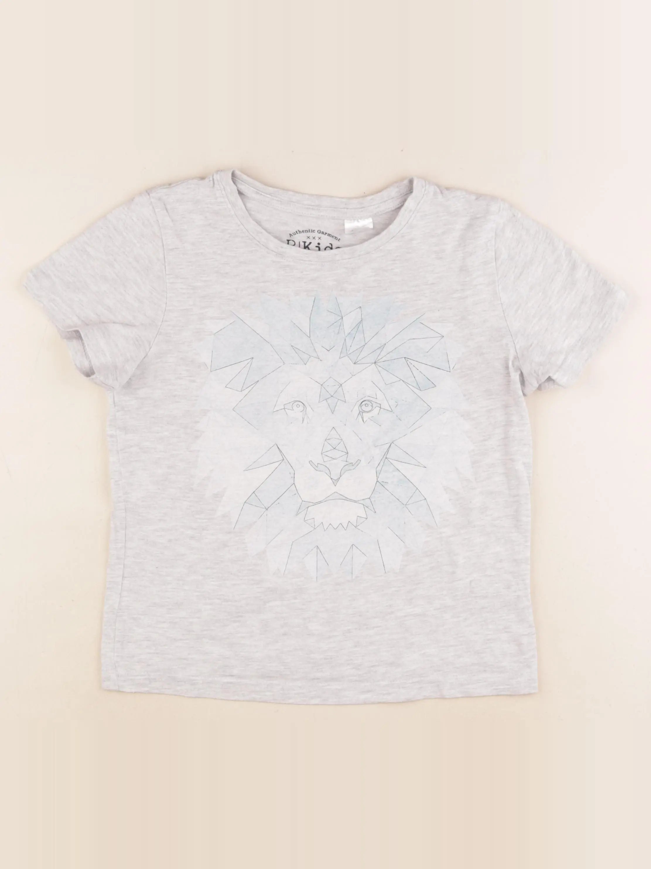 La Redoute - tee-shirt imprimé au dos gris - 8 ans