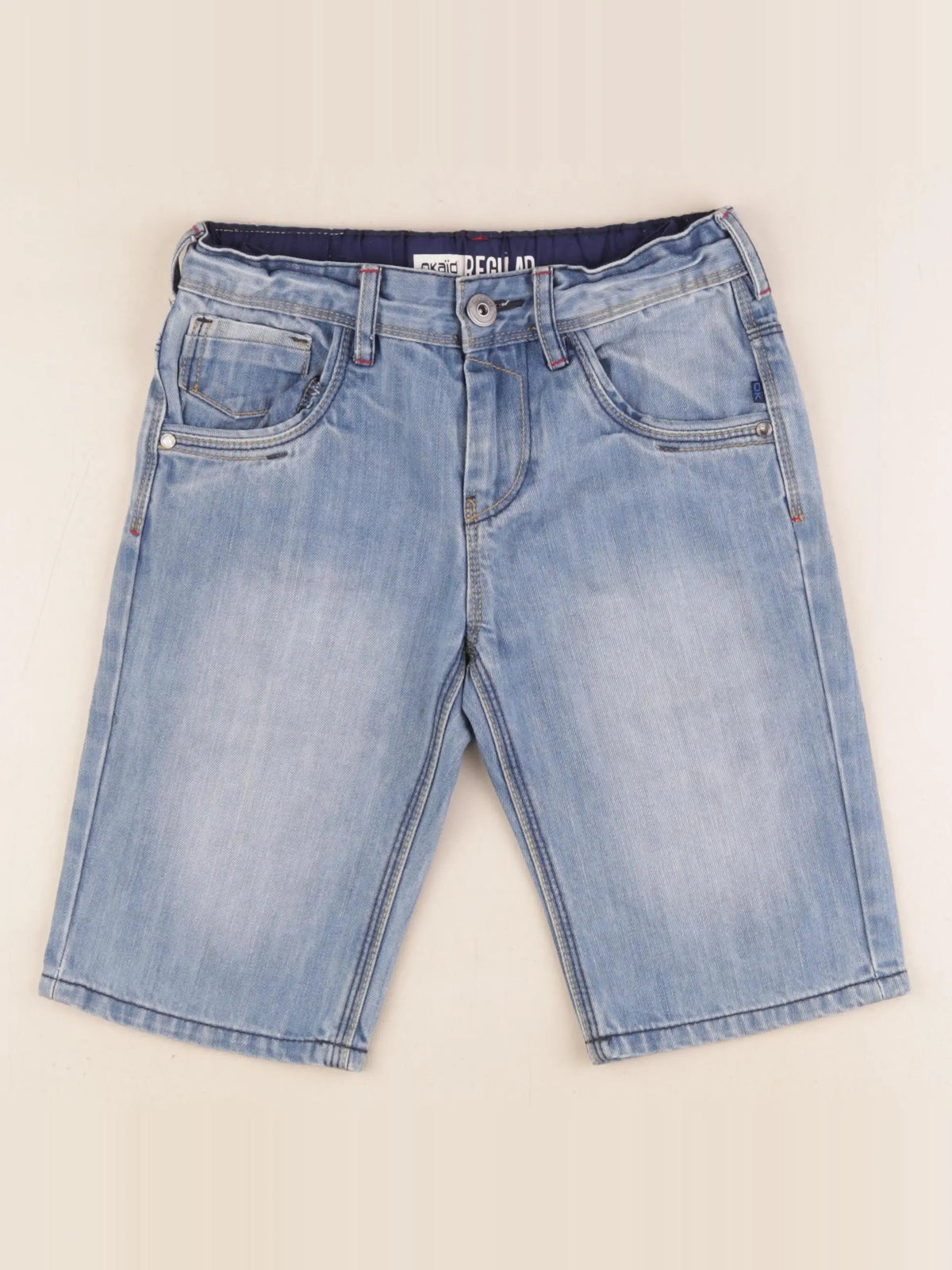 Okaidi - short bleu - 8 ans