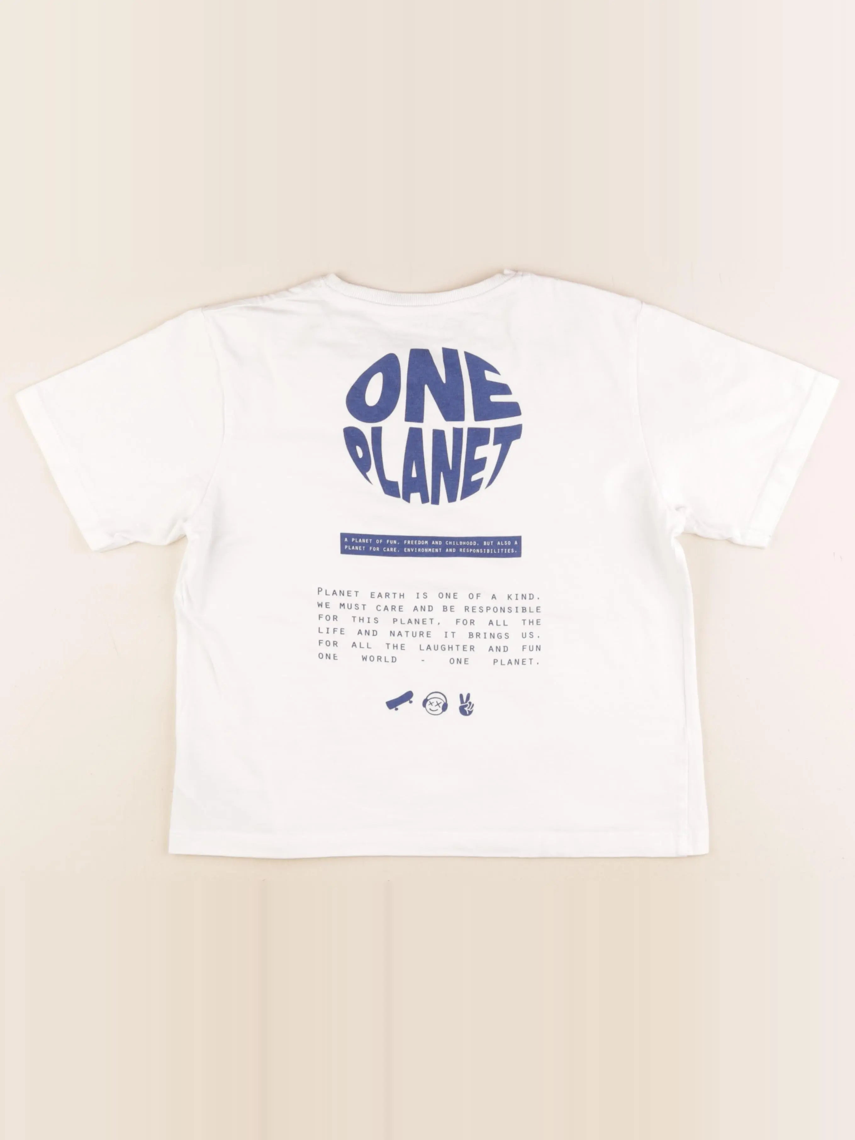 Name it - tee-shirt imprimé au dos blanc - 9/10 ans