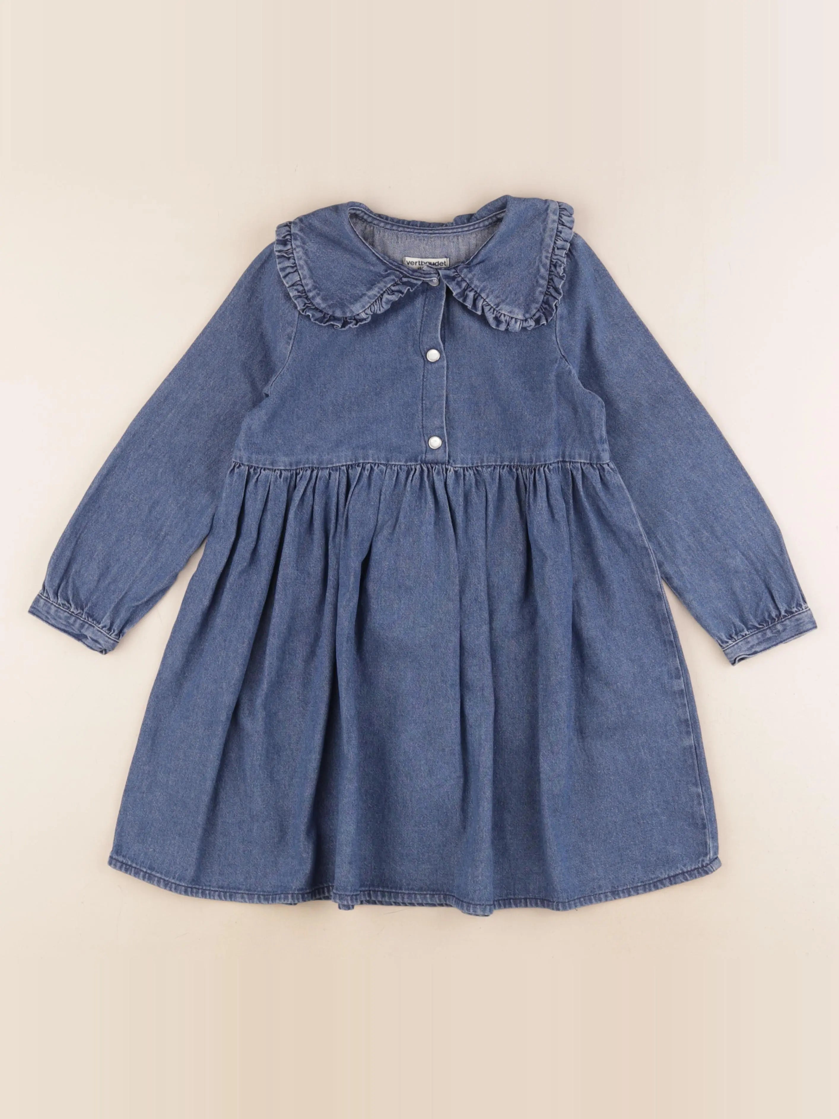 Vertbaudet - robe bleu - 6 ans