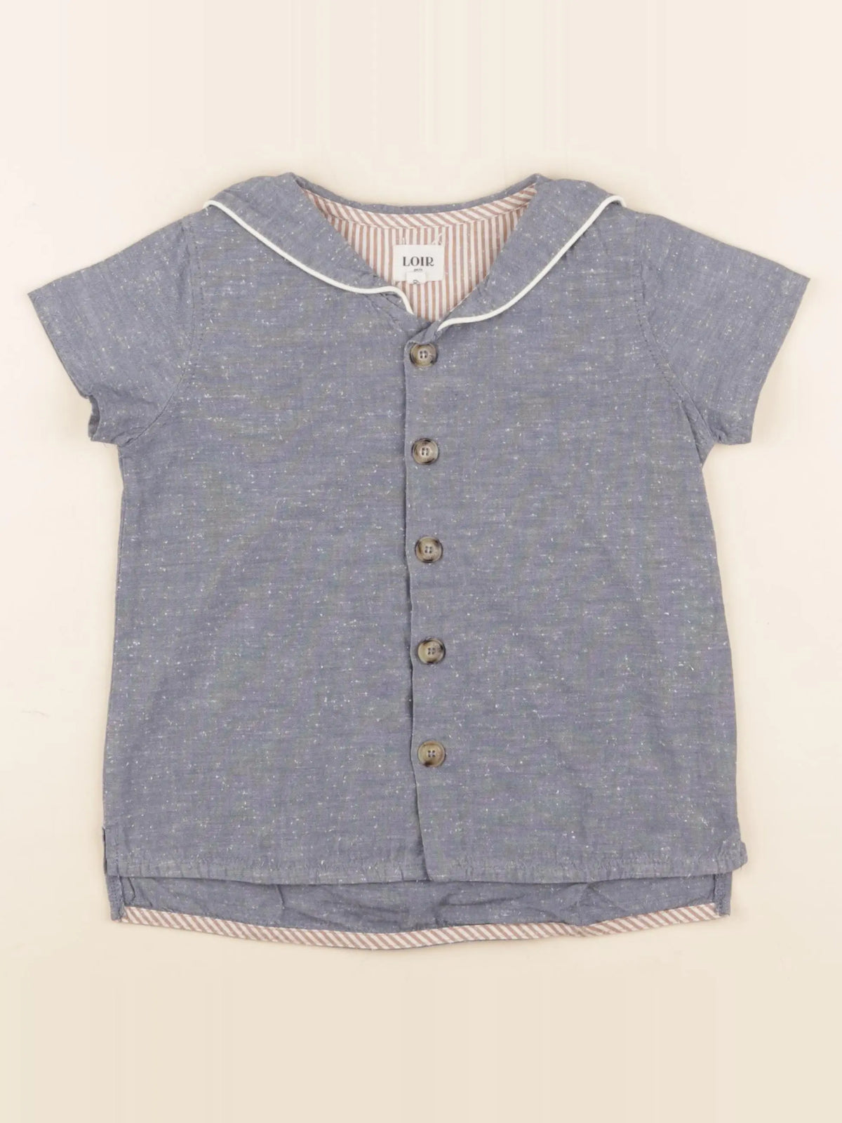Loir Paris - chemise bleu - 6 ans