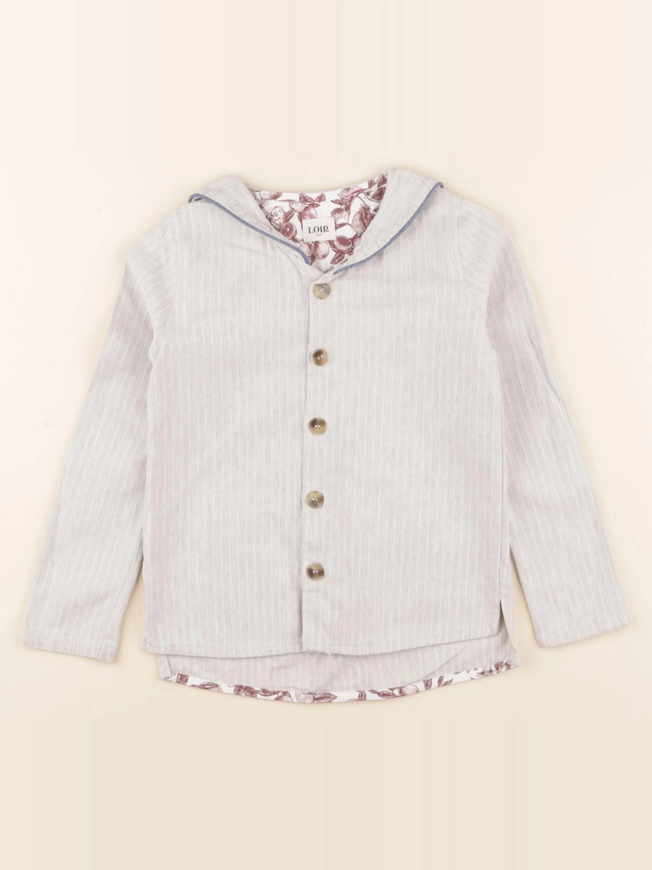 Loir Paris - chemise gris - 6 ans