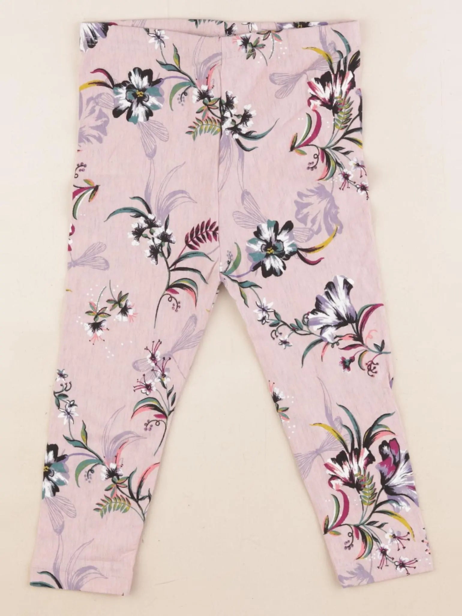H&M - legging court multicolore - 7/8 ans