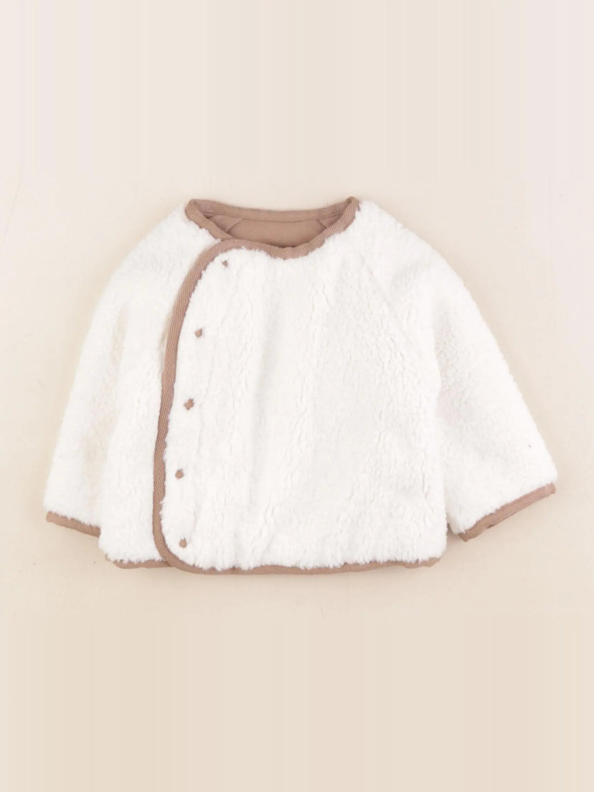 Vertbaudet - veste blanc - 3 mois