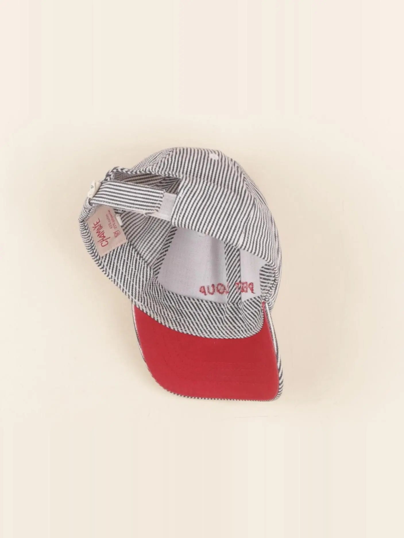 Chamaye - casquette blanc, bleu - 3/6 ans