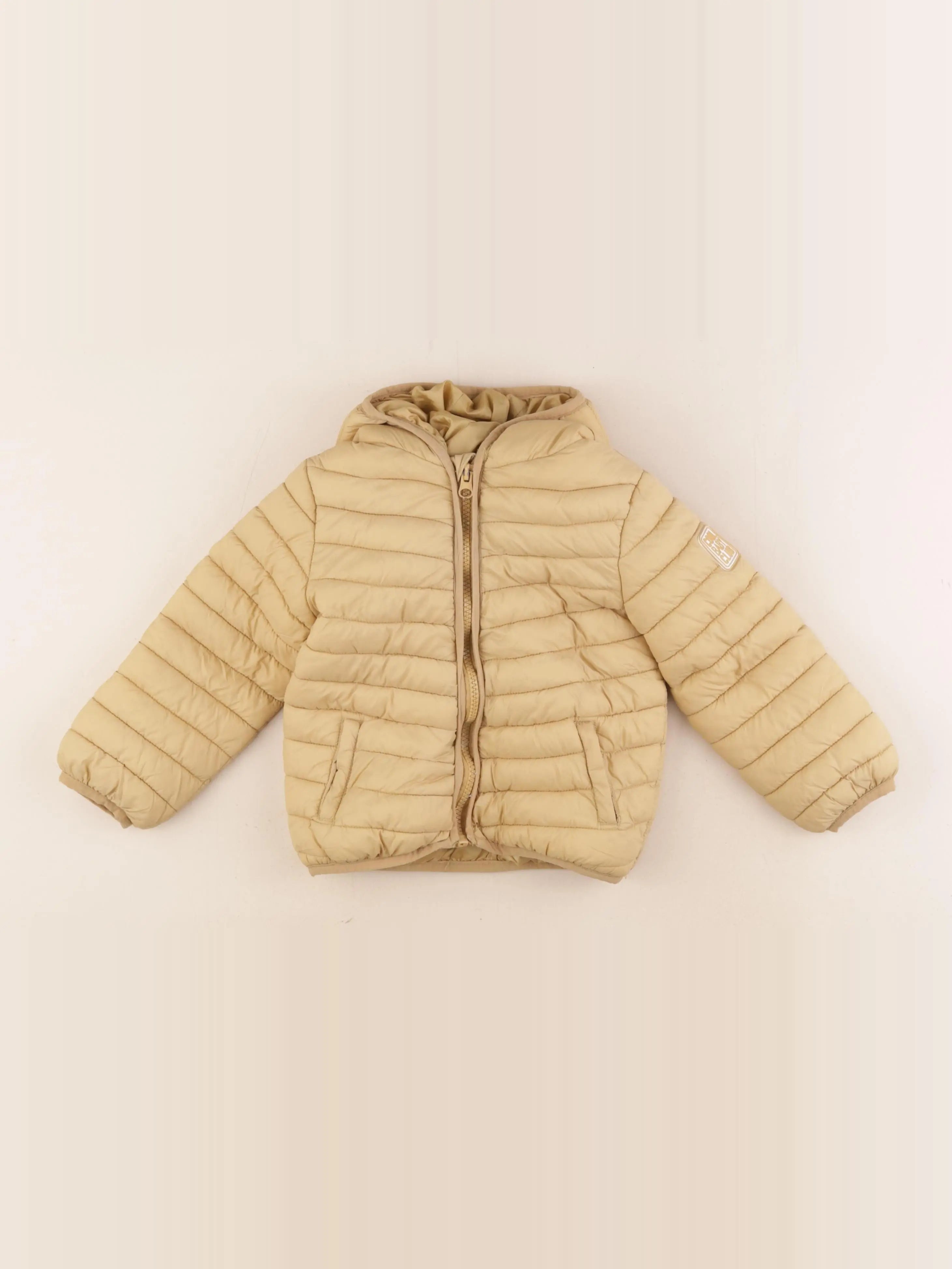 Vertbaudet - doudoune jaune - 3 ans