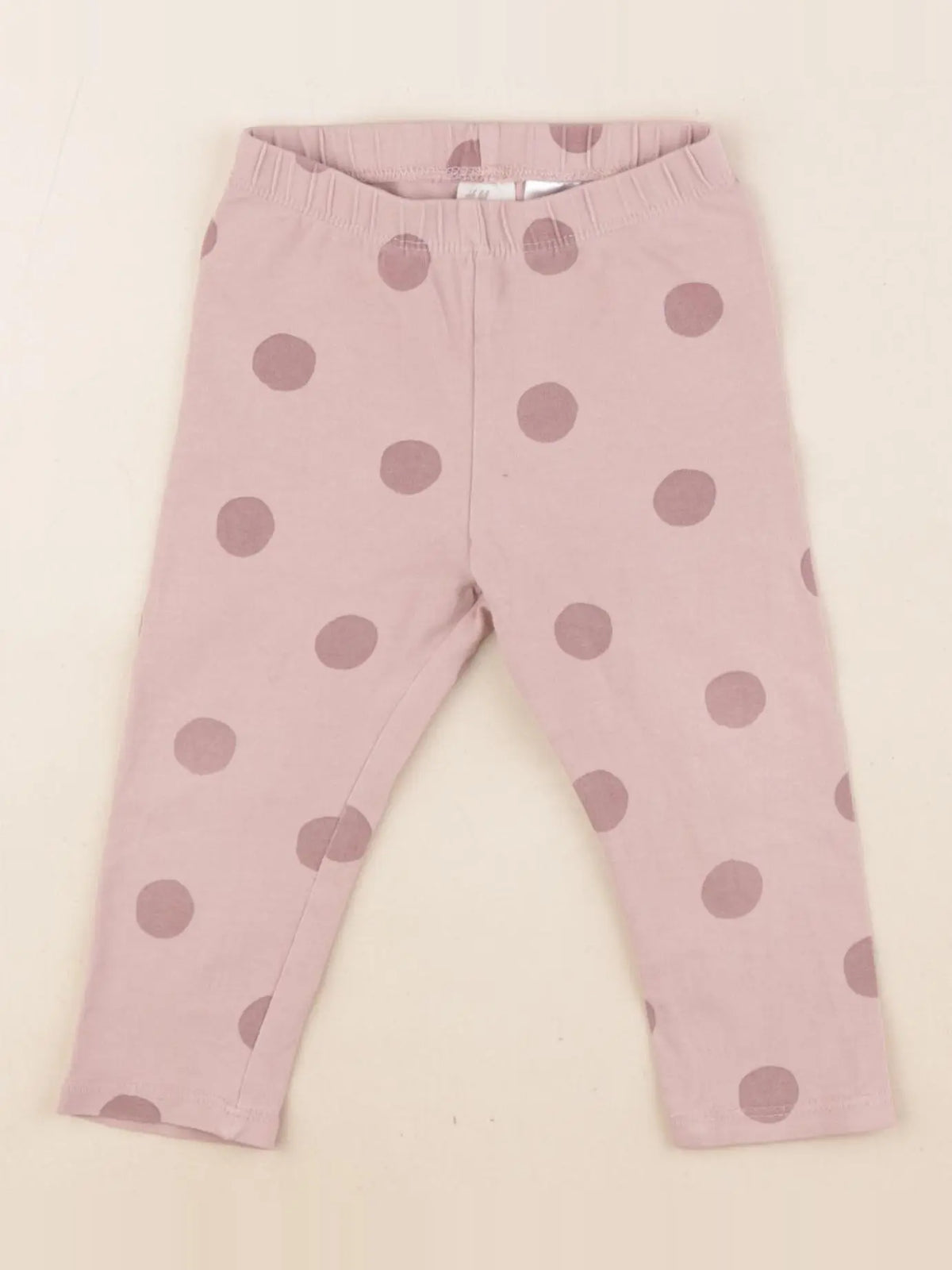 H&M - legging rose - 9/12 mois