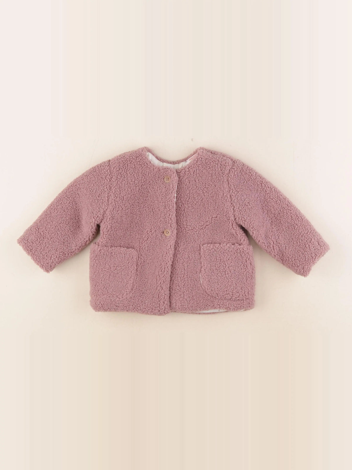 Zara - veste violet - 6/9 mois