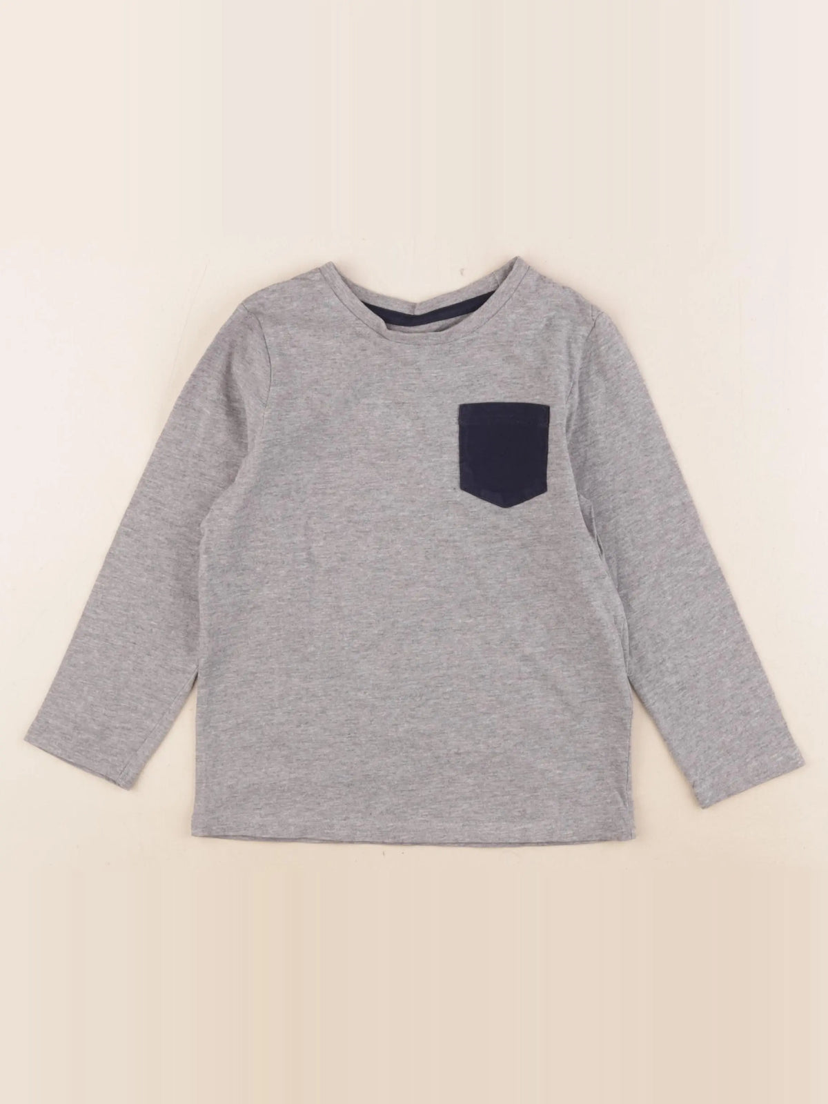 Vertbaudet - tee-shirt gris - 5 ans