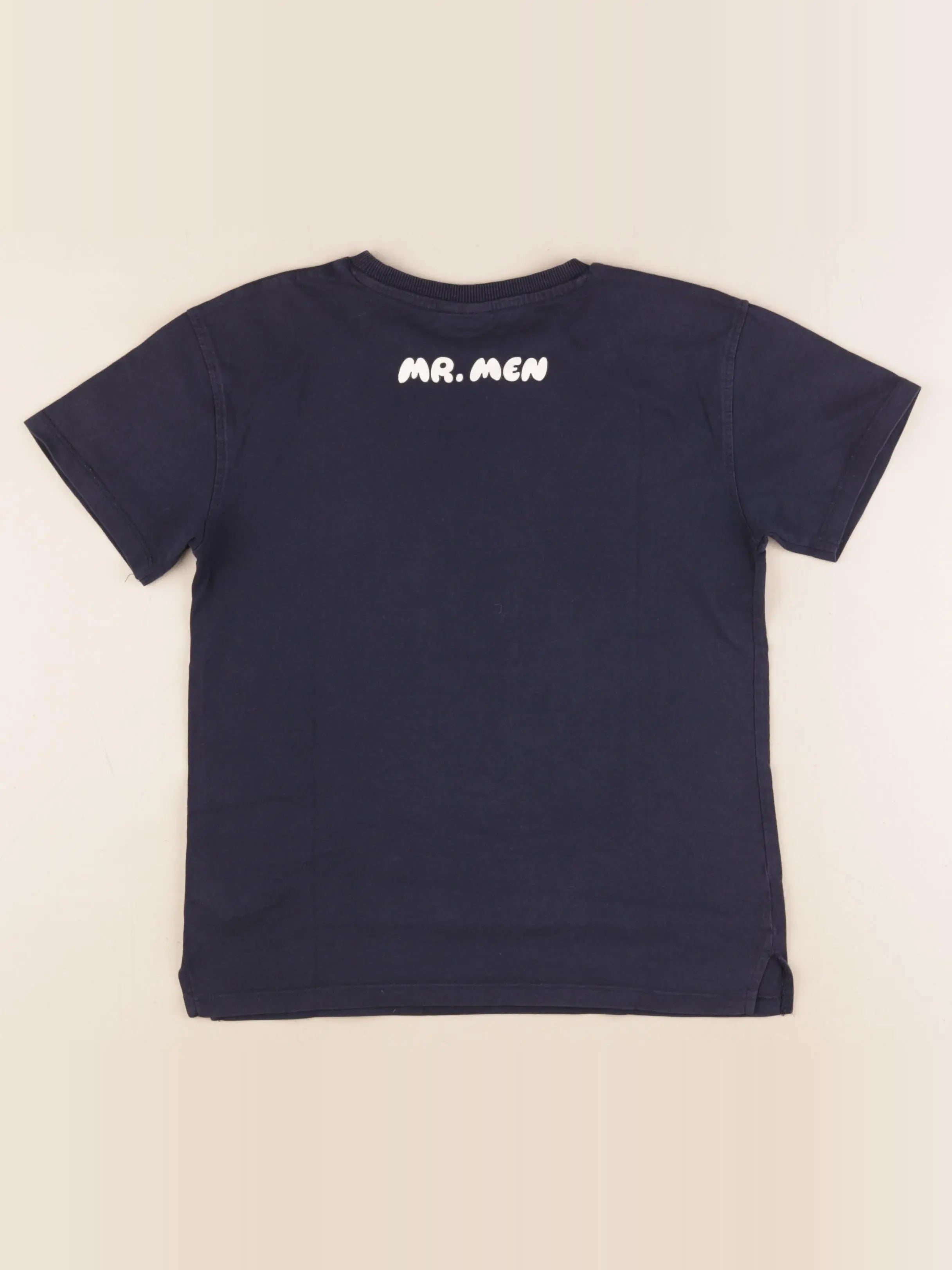 Tape à l'oeil X Monsieur Madame - tee-shirt imprimé au dos bleu - 8 ans