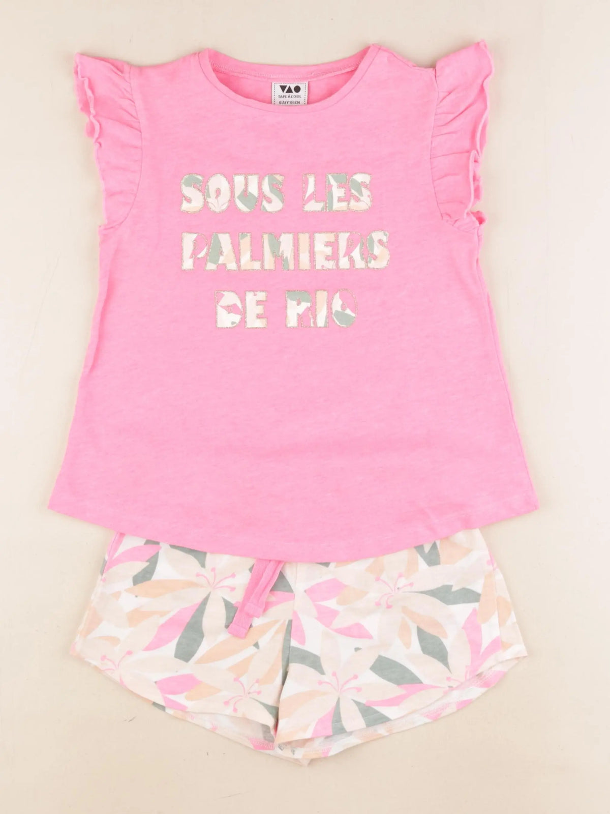 Tape à l'oeil - pyjama coton multicolore - 6 ans