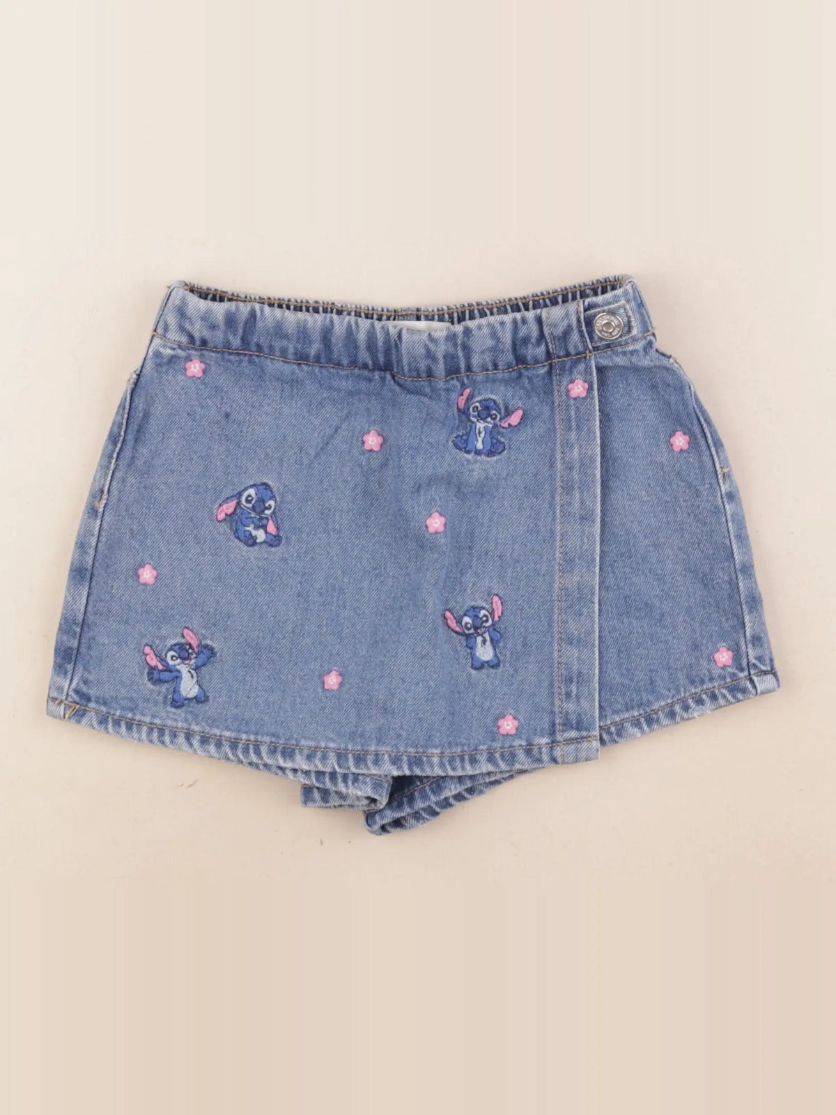 Zara - jupe short bleu - 5 ans