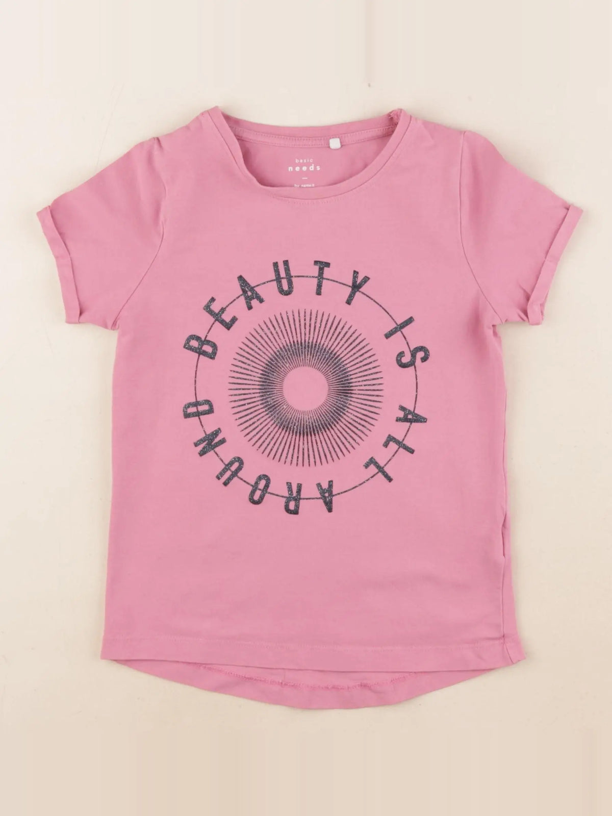 Name it - tee-shirt rose - 6 ans