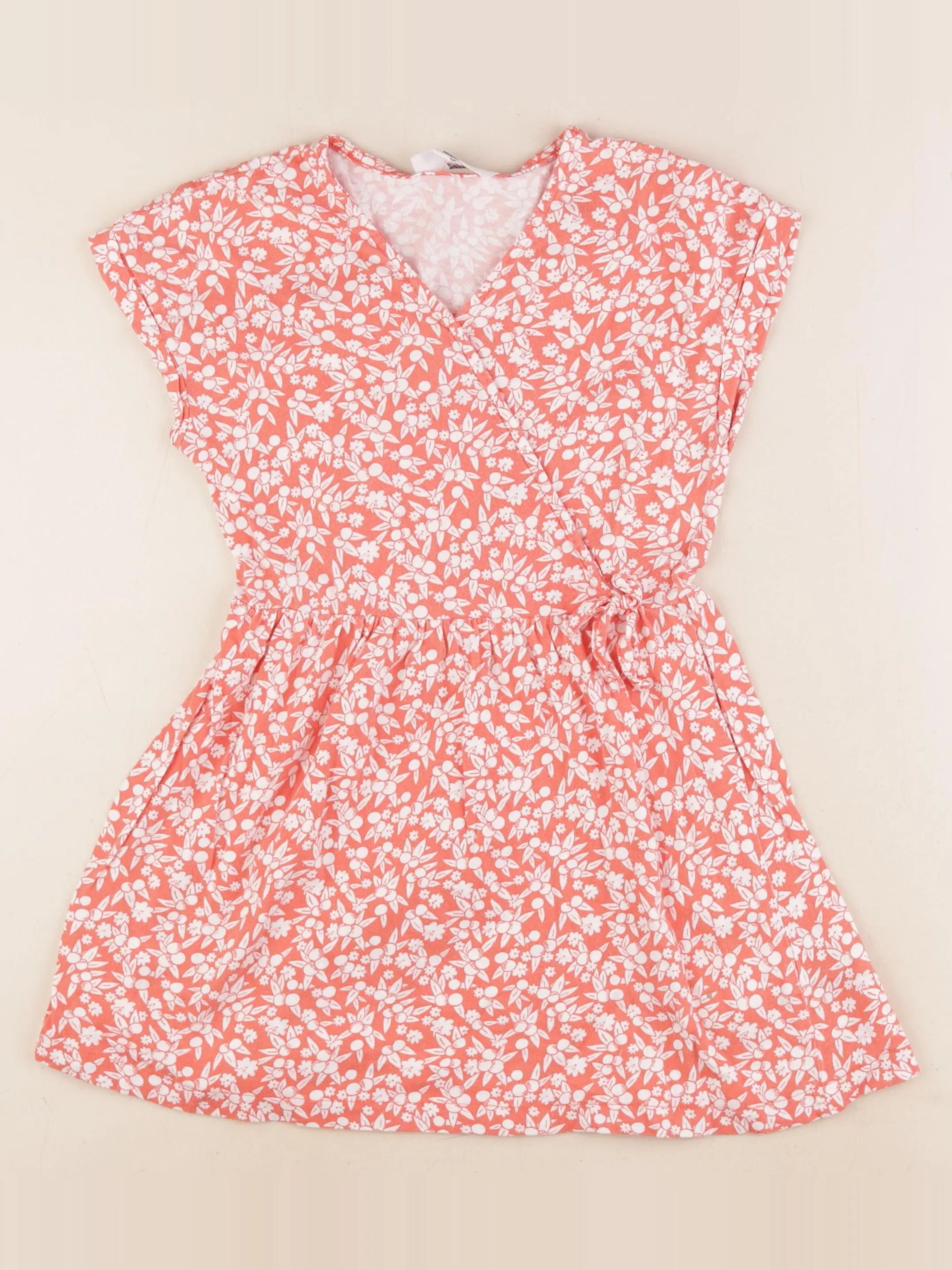 La Redoute - robe orange - 6 ans