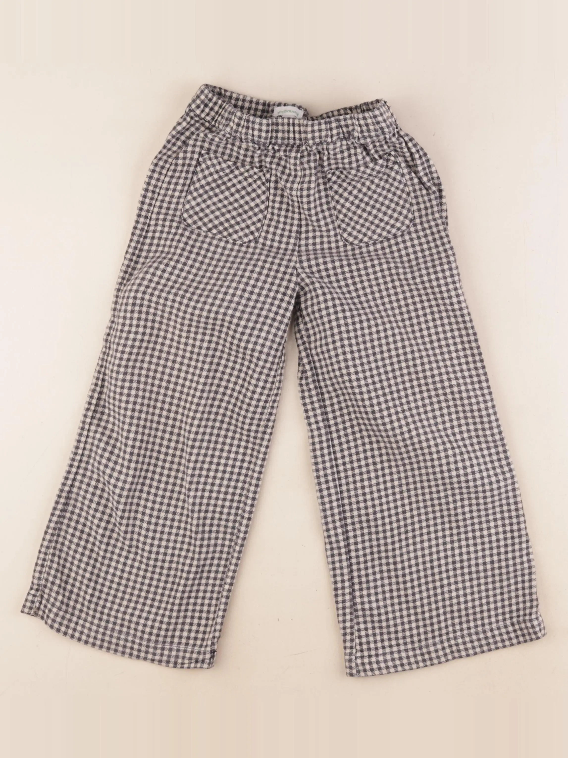 Vertbaudet - pantalon beige, gris - 6 ans