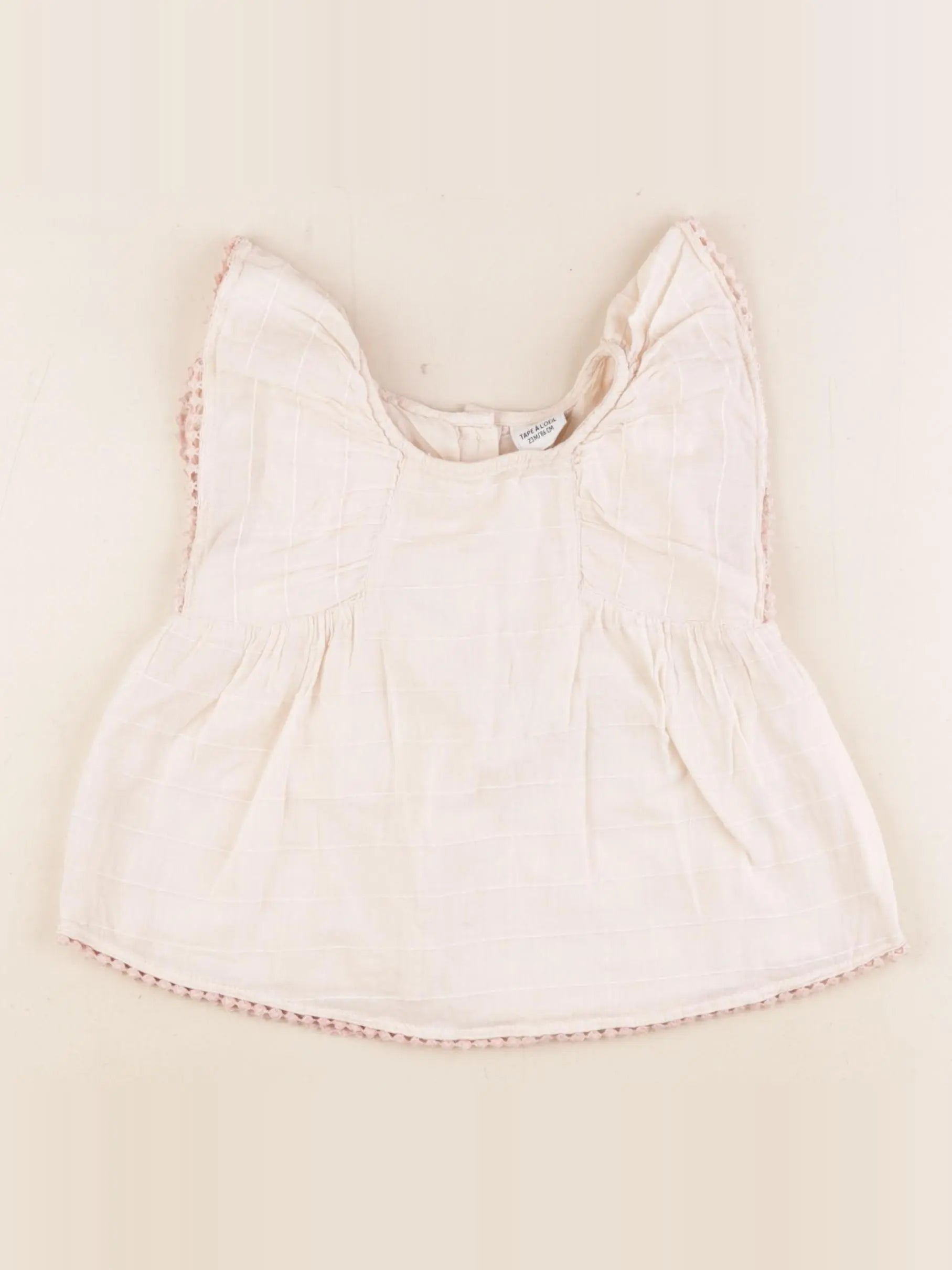 Tape à l'oeil - blouse beige - 24 mois