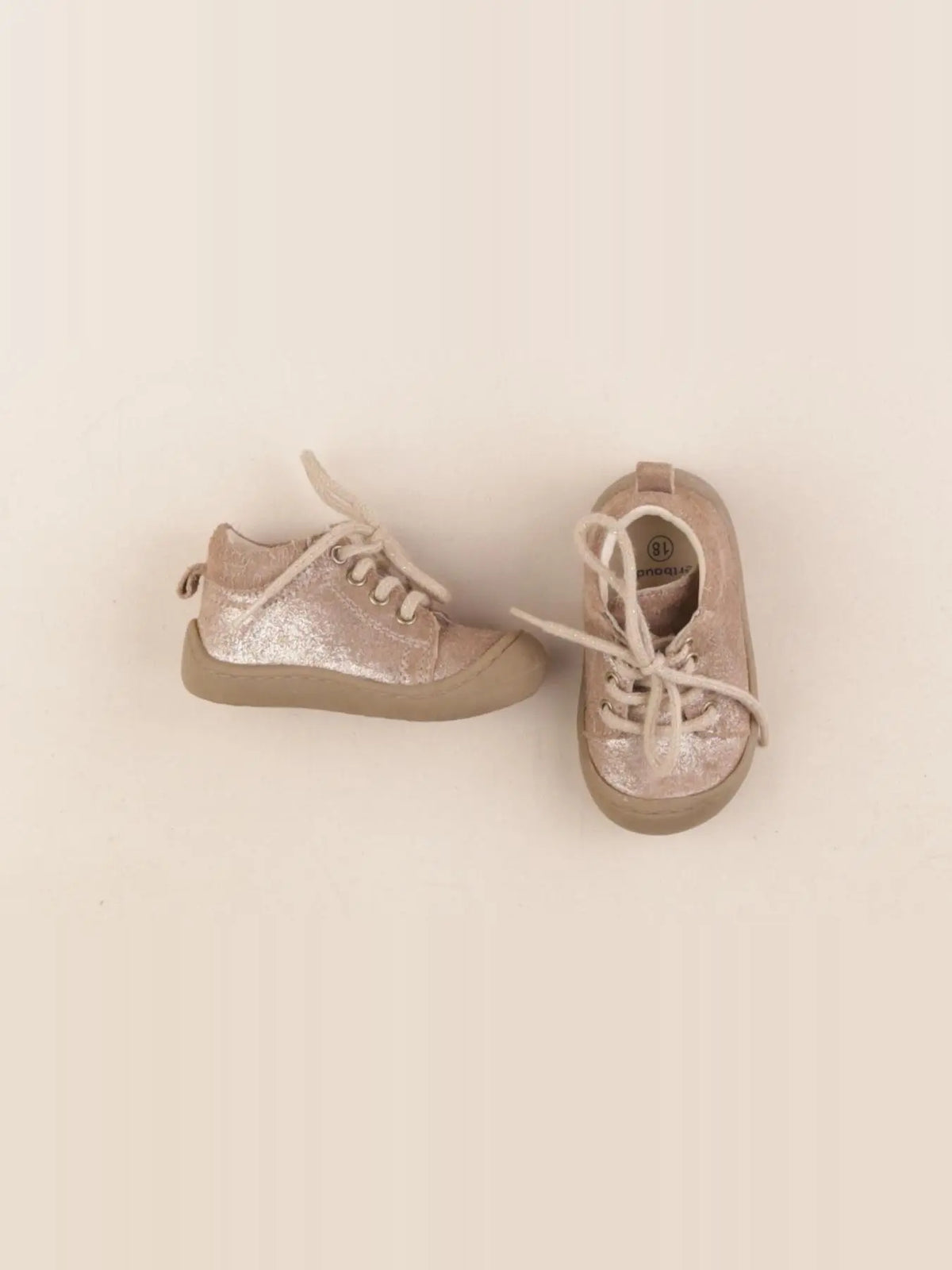 Vertbaudet - bottillons or - pointure 18