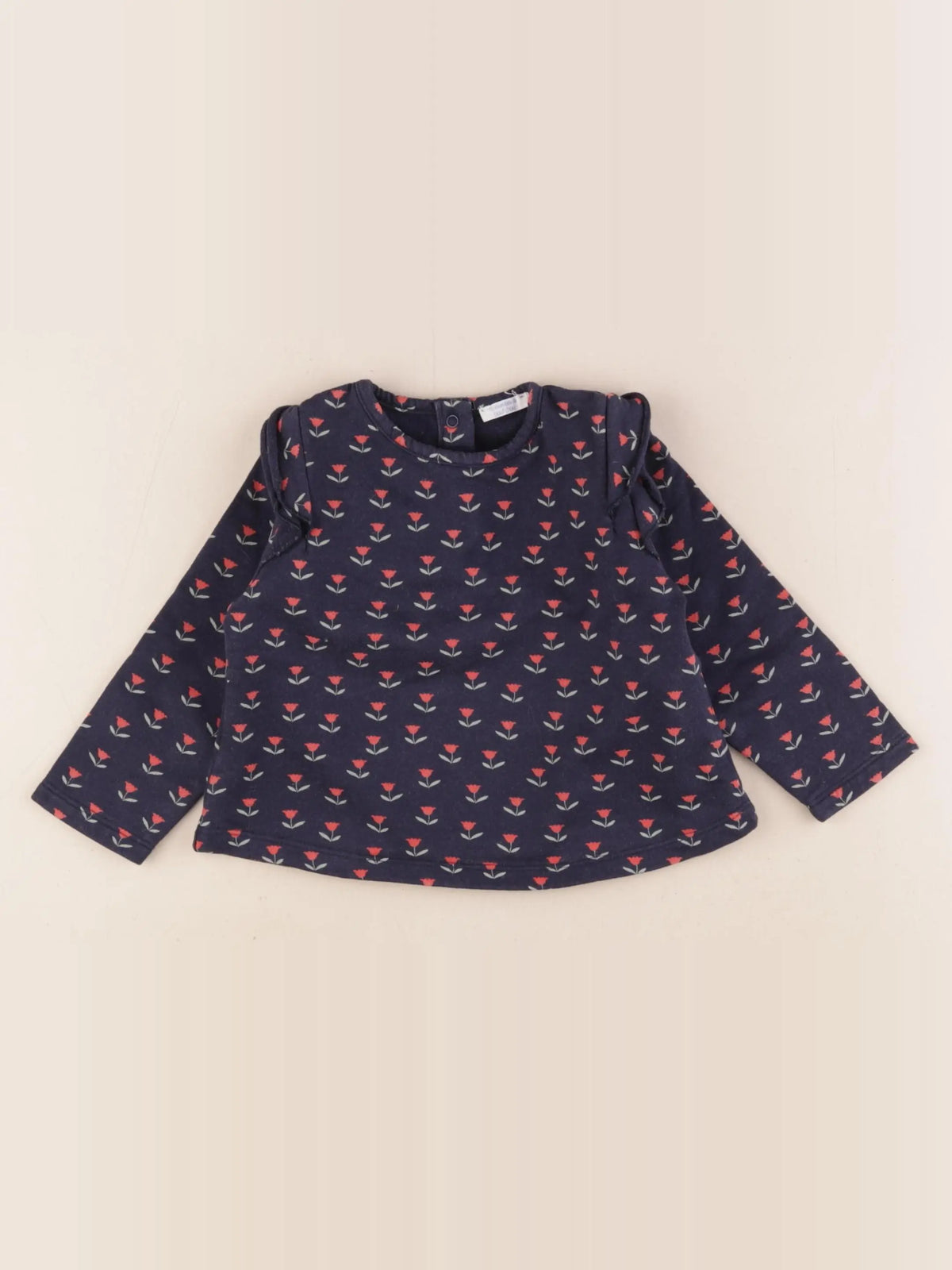 Boutchou - sweat bleu - 18 mois
