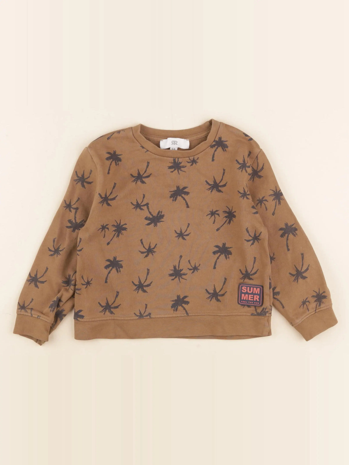 La Redoute - sweat marron - 3 ans