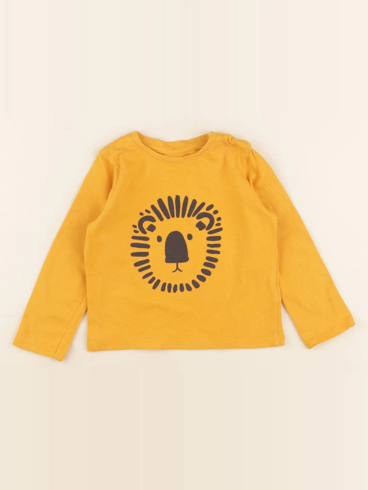 Vertbaudet - tee-shirt jaune - 2 ans