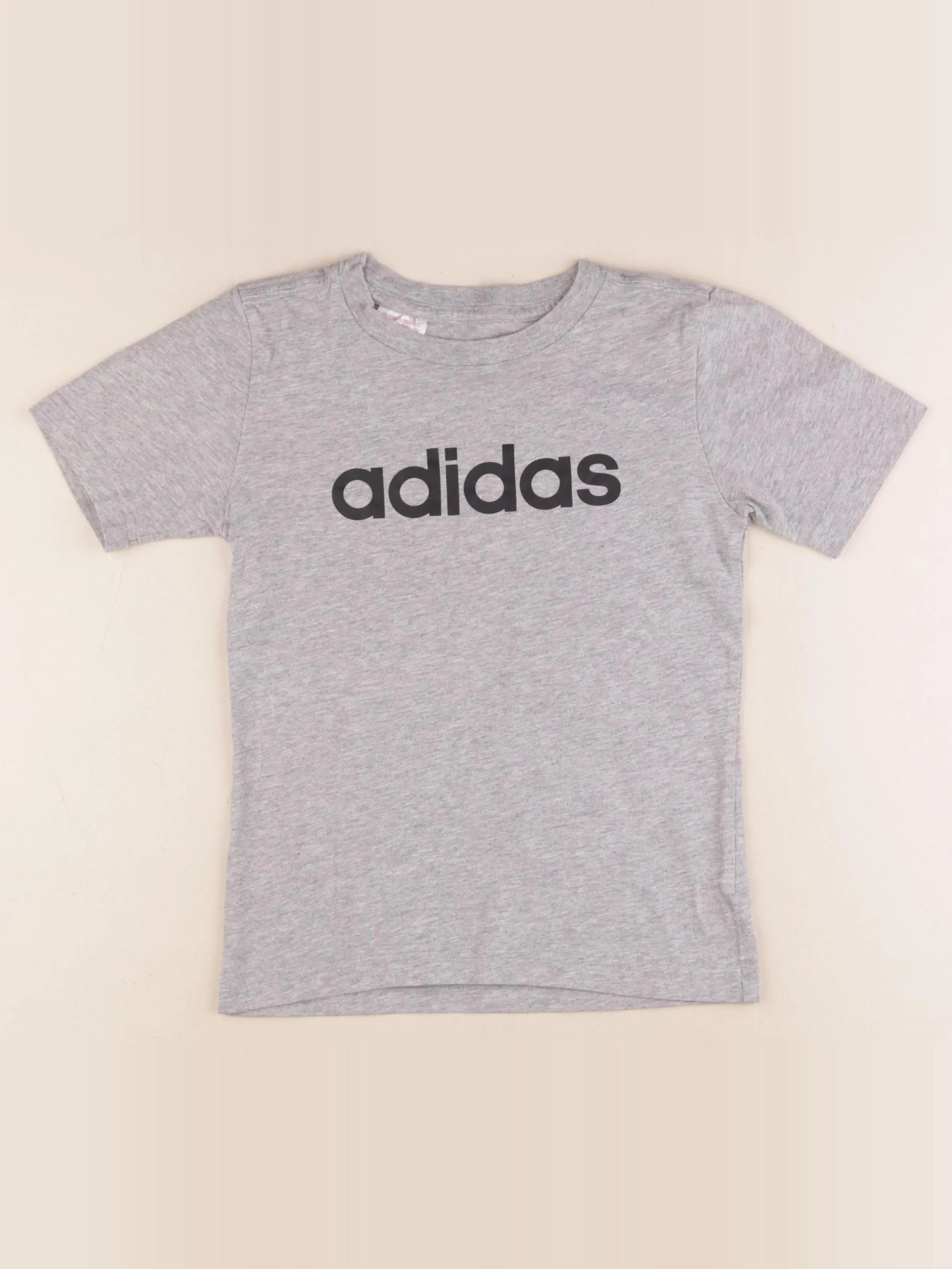 Adidas - tee-shirt gris - 7/8 ans