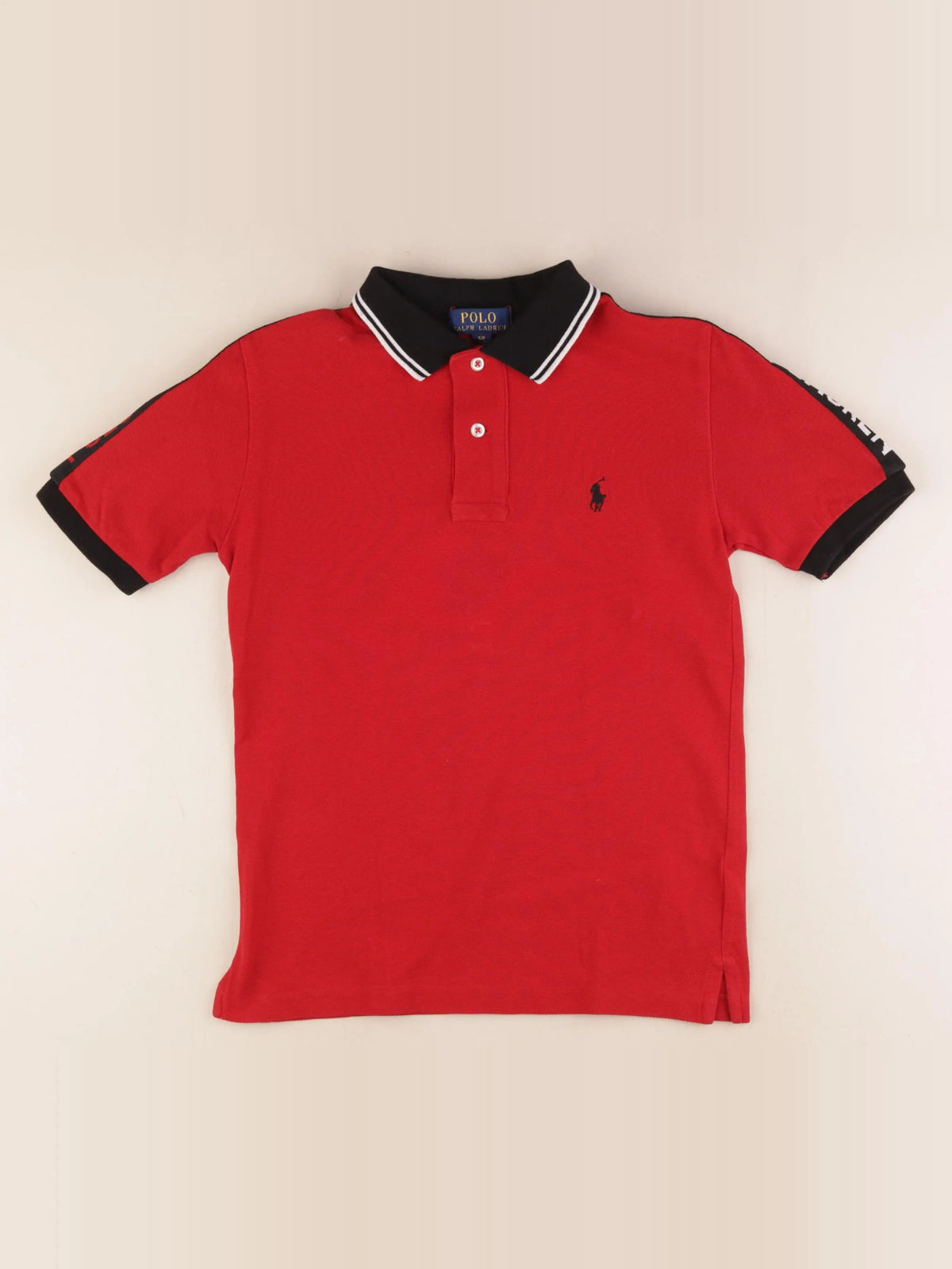 Ralph Lauren - polo rouge - 8 ans